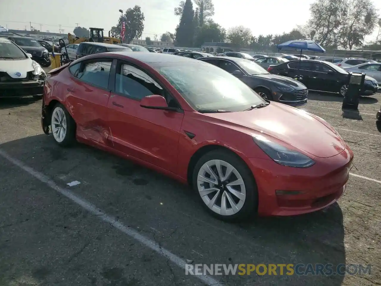 4 Photograph of a damaged car 5YJ3E1EA8PF490432 TESLA MODEL 3 2023