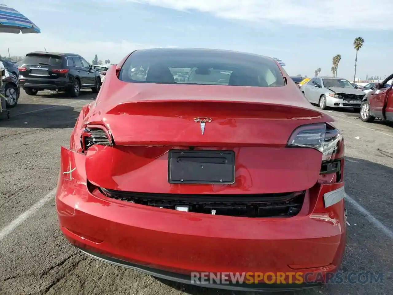 6 Photograph of a damaged car 5YJ3E1EA8PF490432 TESLA MODEL 3 2023