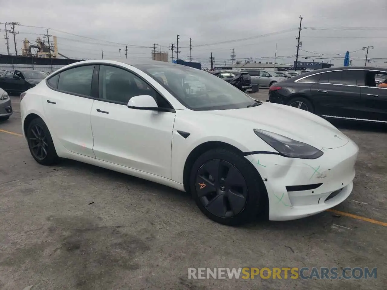 4 Photograph of a damaged car 5YJ3E1EA8PF490852 TESLA MODEL 3 2023