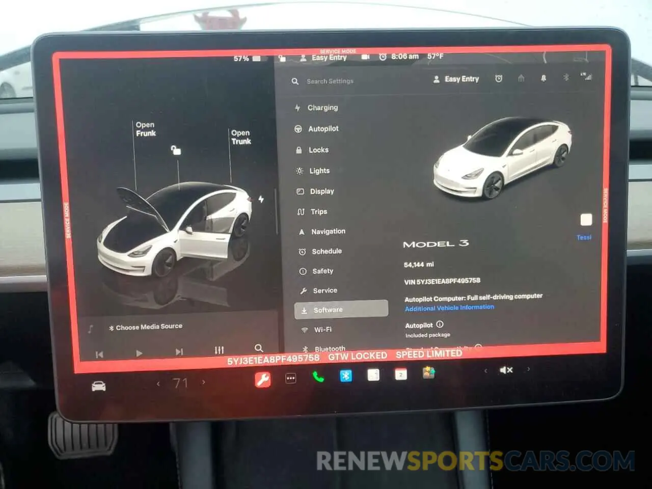 9 Photograph of a damaged car 5YJ3E1EA8PF495758 TESLA MODEL 3 2023