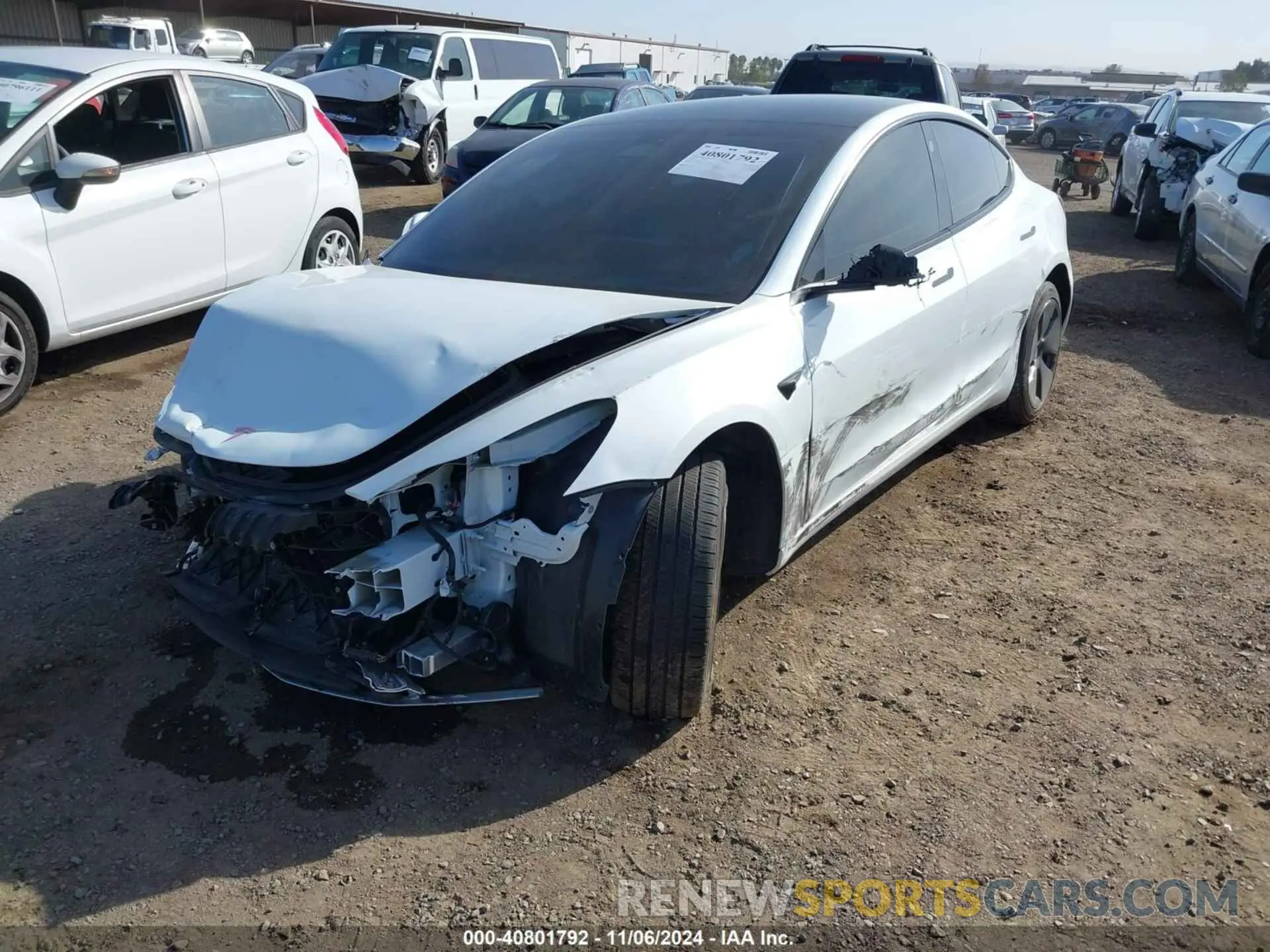 2 Photograph of a damaged car 5YJ3E1EA8PF497056 TESLA MODEL 3 2023