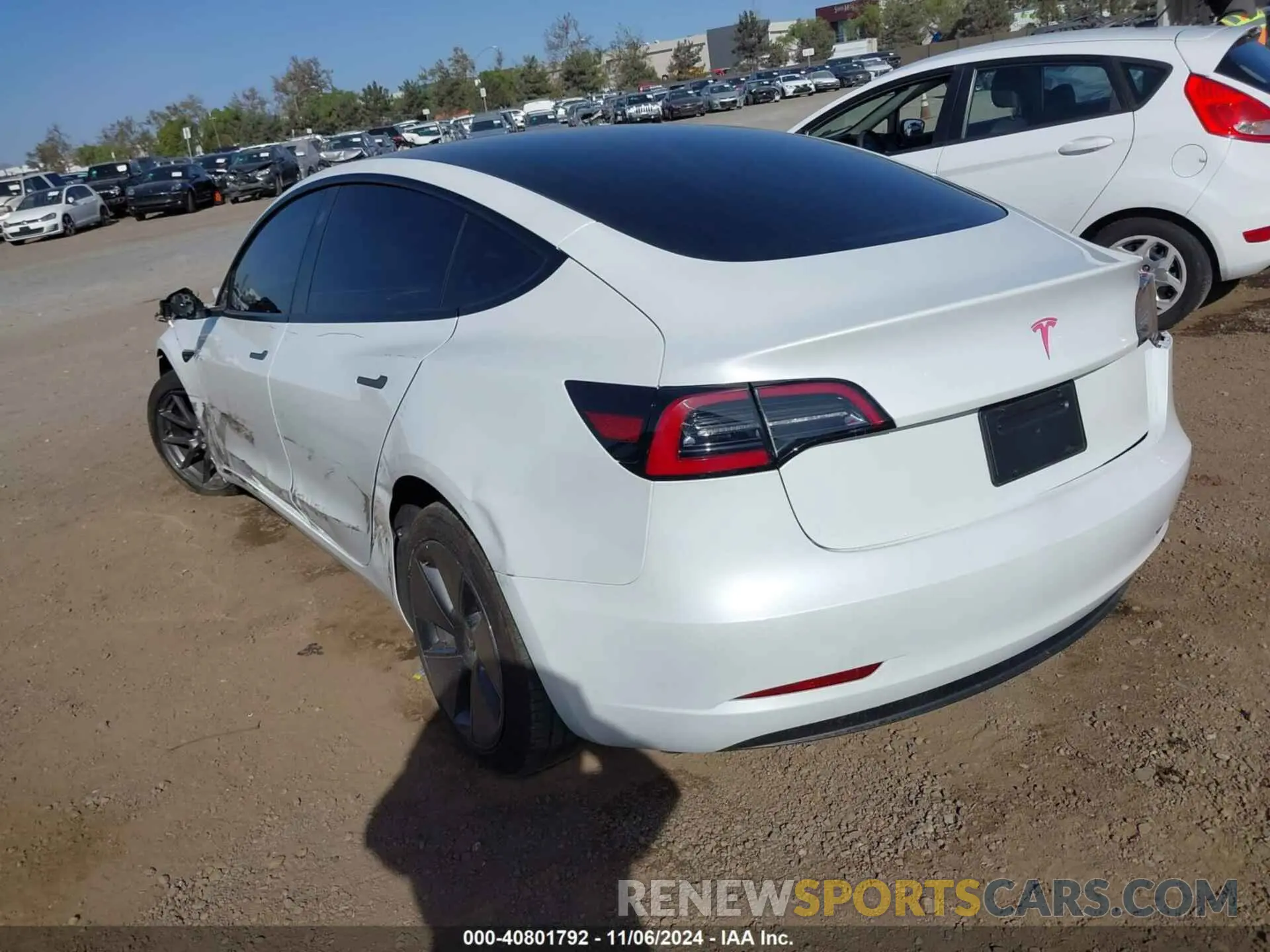 3 Photograph of a damaged car 5YJ3E1EA8PF497056 TESLA MODEL 3 2023