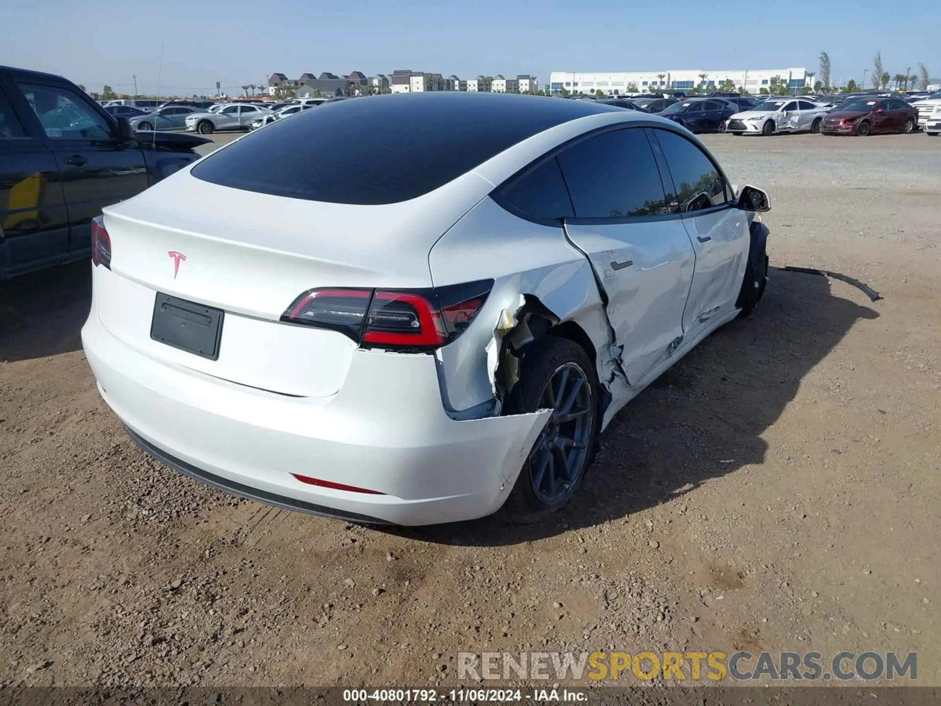 4 Photograph of a damaged car 5YJ3E1EA8PF497056 TESLA MODEL 3 2023