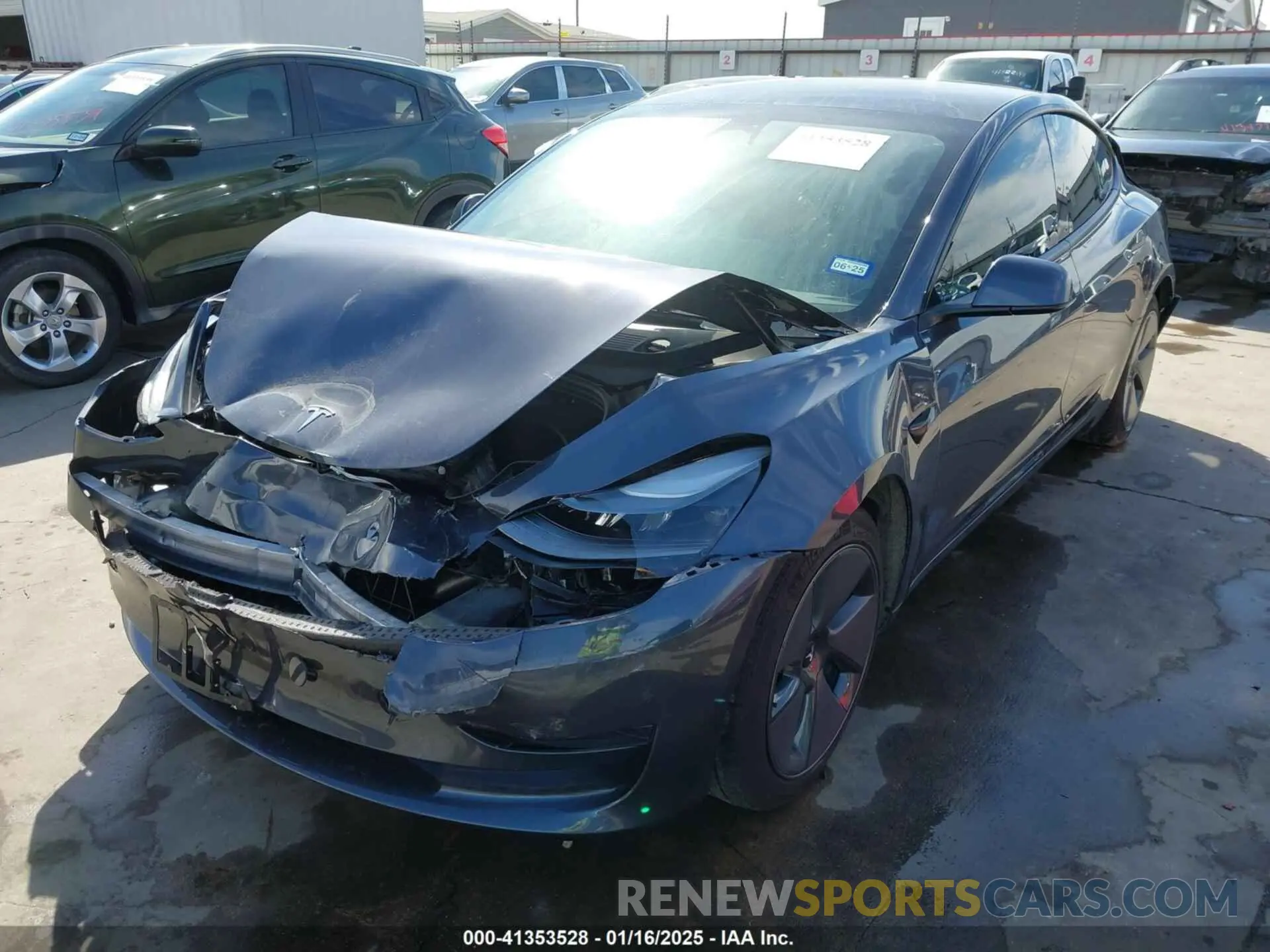 2 Photograph of a damaged car 5YJ3E1EA8PF509089 TESLA MODEL 3 2023