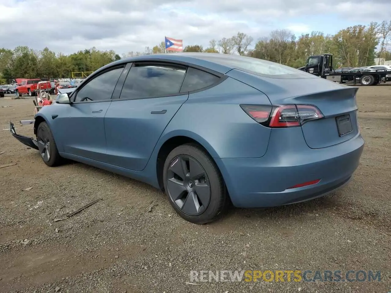 2 Photograph of a damaged car 5YJ3E1EA8PF509934 TESLA MODEL 3 2023