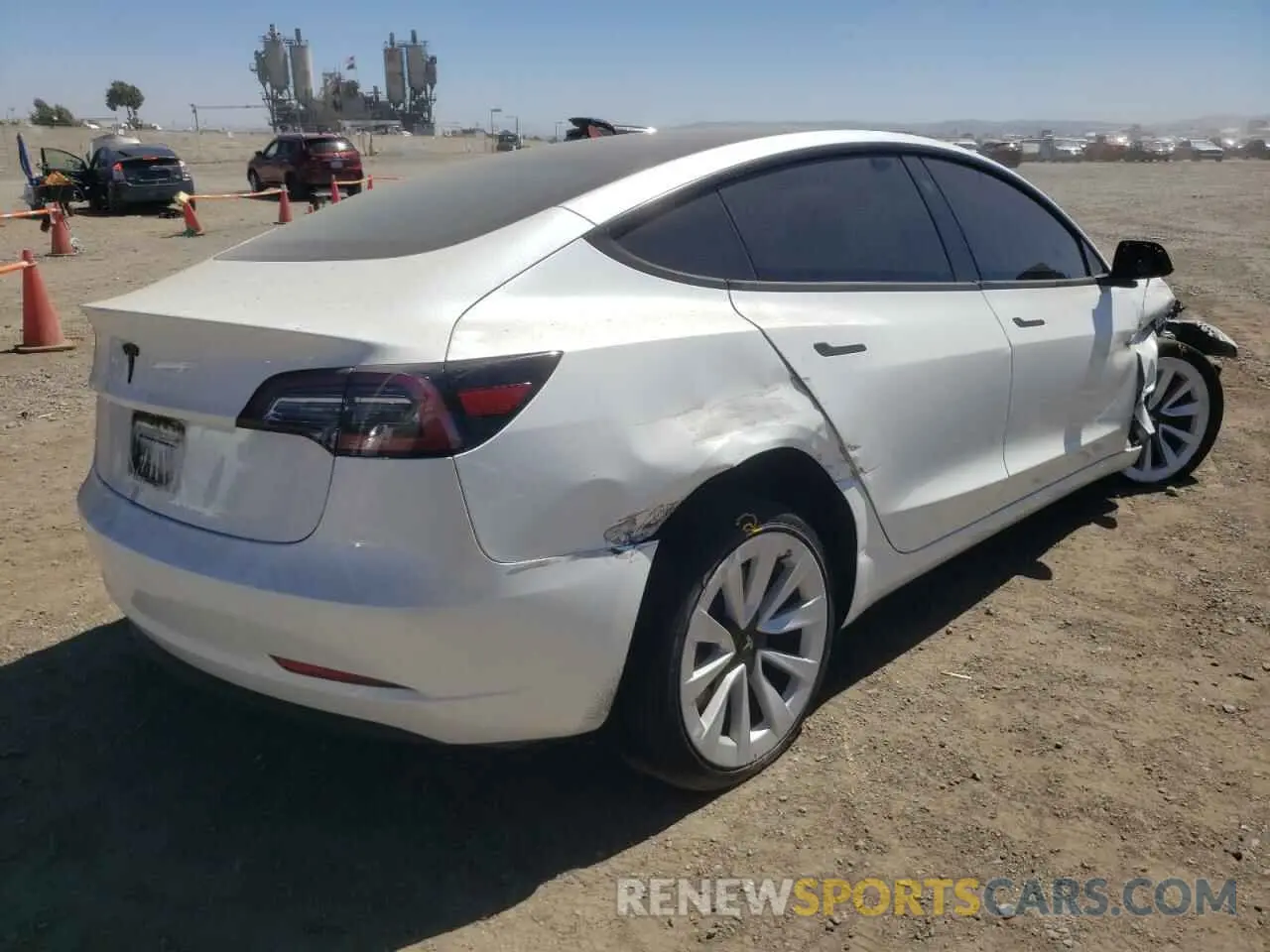 3 Photograph of a damaged car 5YJ3E1EA8PF543775 TESLA MODEL 3 2023