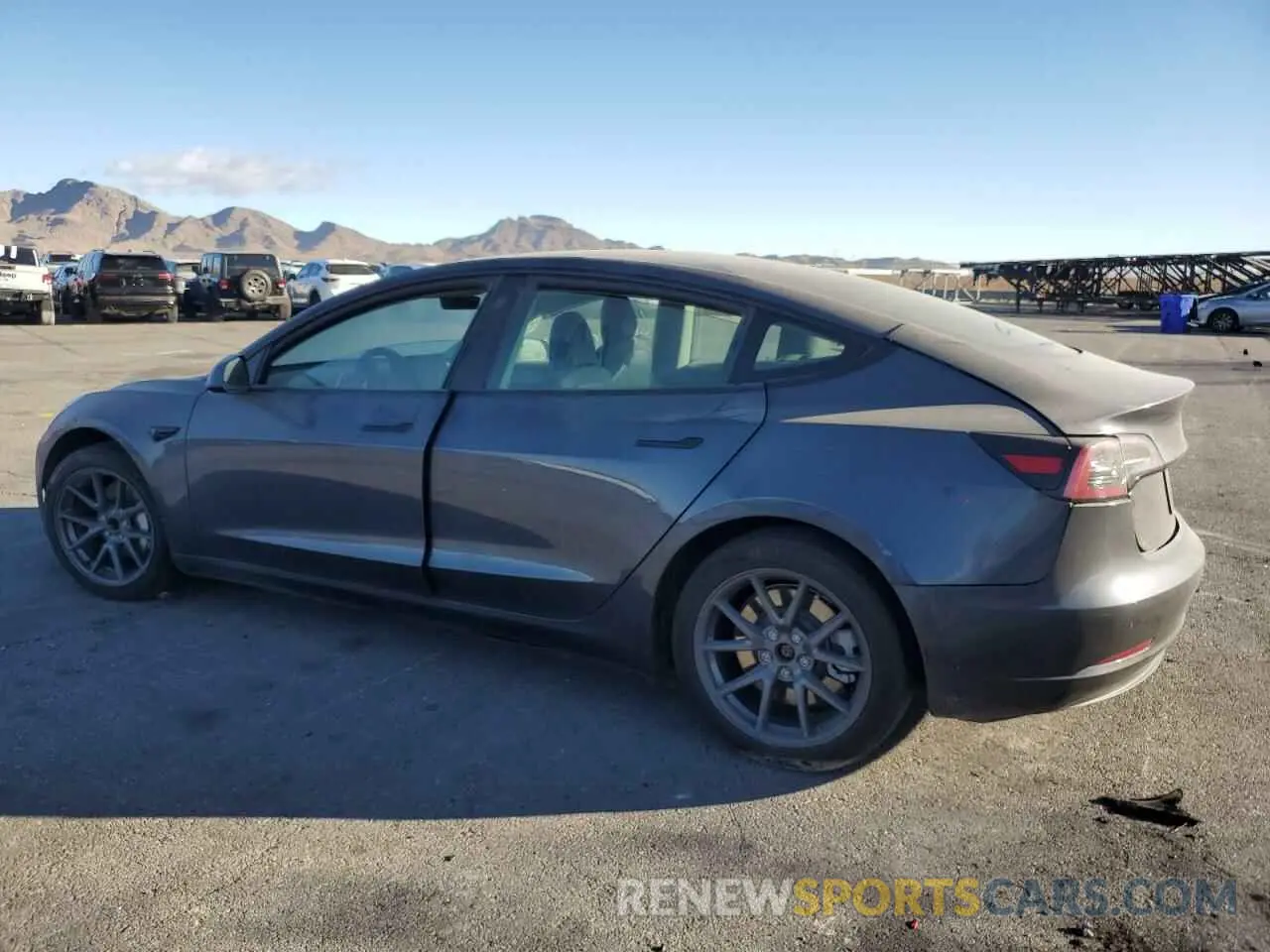 2 Photograph of a damaged car 5YJ3E1EA8PF545672 TESLA MODEL 3 2023