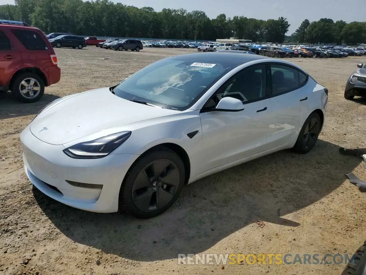 1 Photograph of a damaged car 5YJ3E1EA8PF548619 TESLA MODEL 3 2023