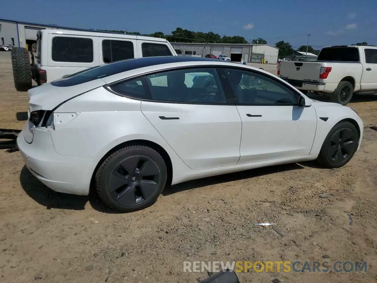 3 Photograph of a damaged car 5YJ3E1EA8PF548619 TESLA MODEL 3 2023
