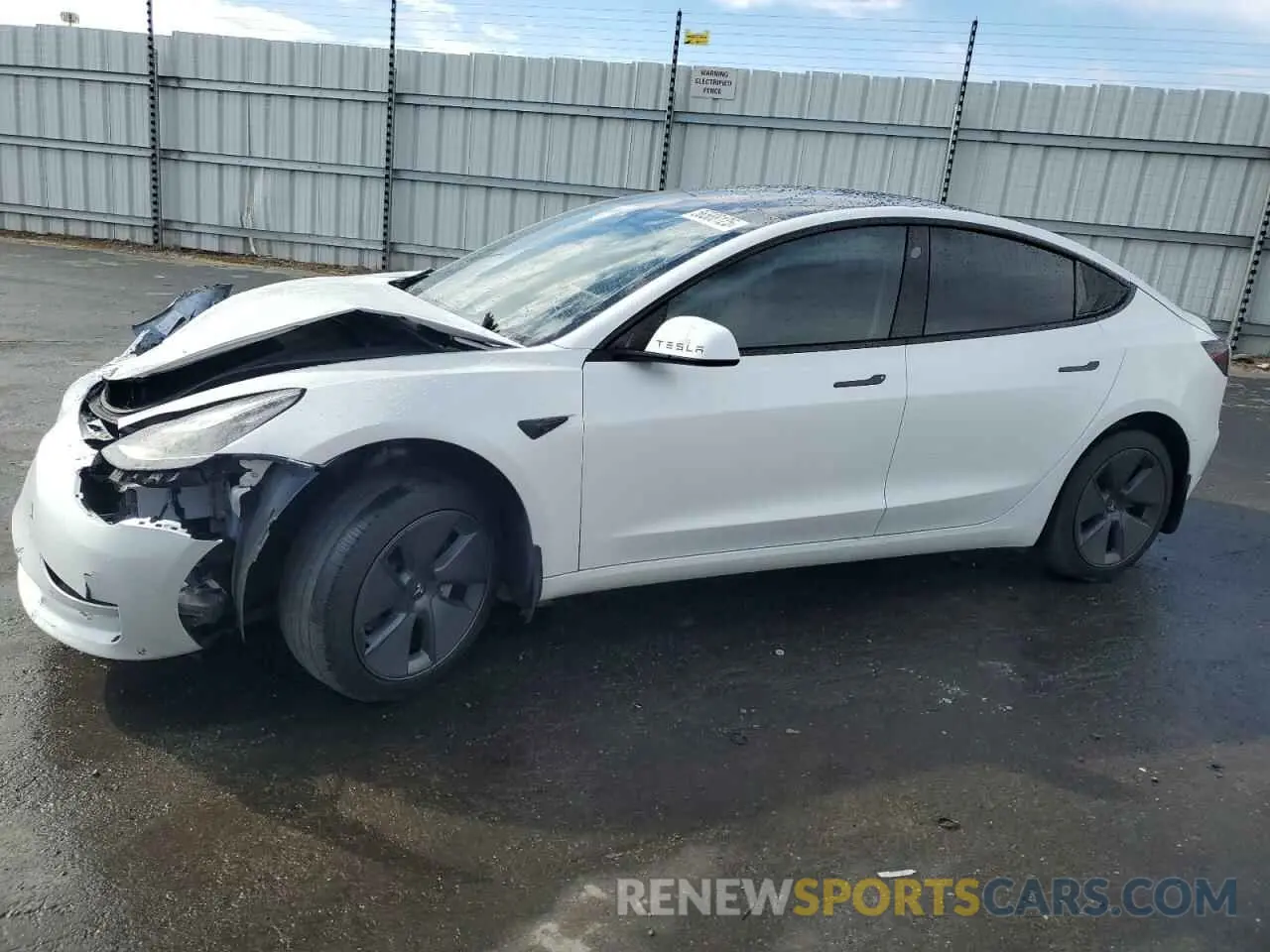 1 Photograph of a damaged car 5YJ3E1EA8PF556901 TESLA MODEL 3 2023