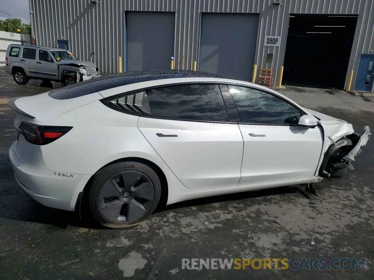 3 Photograph of a damaged car 5YJ3E1EA8PF556901 TESLA MODEL 3 2023