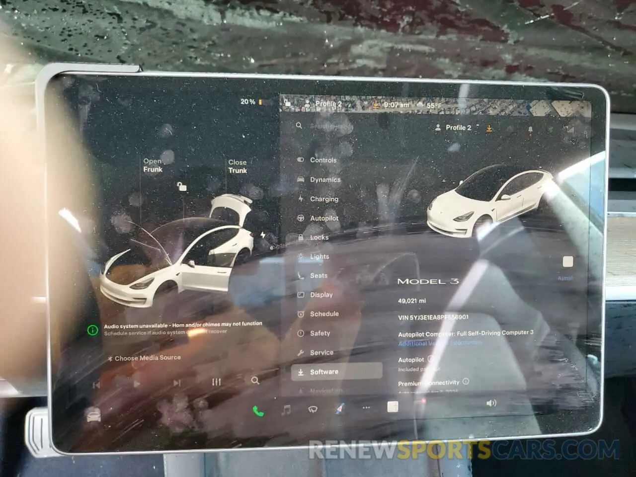 9 Photograph of a damaged car 5YJ3E1EA8PF556901 TESLA MODEL 3 2023