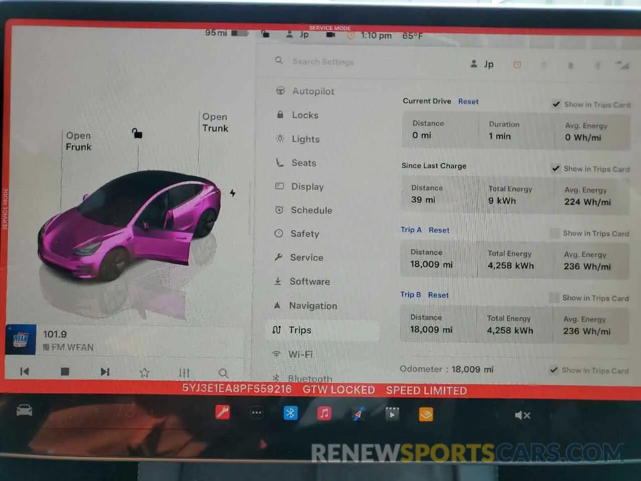 9 Photograph of a damaged car 5YJ3E1EA8PF559216 TESLA MODEL 3 2023