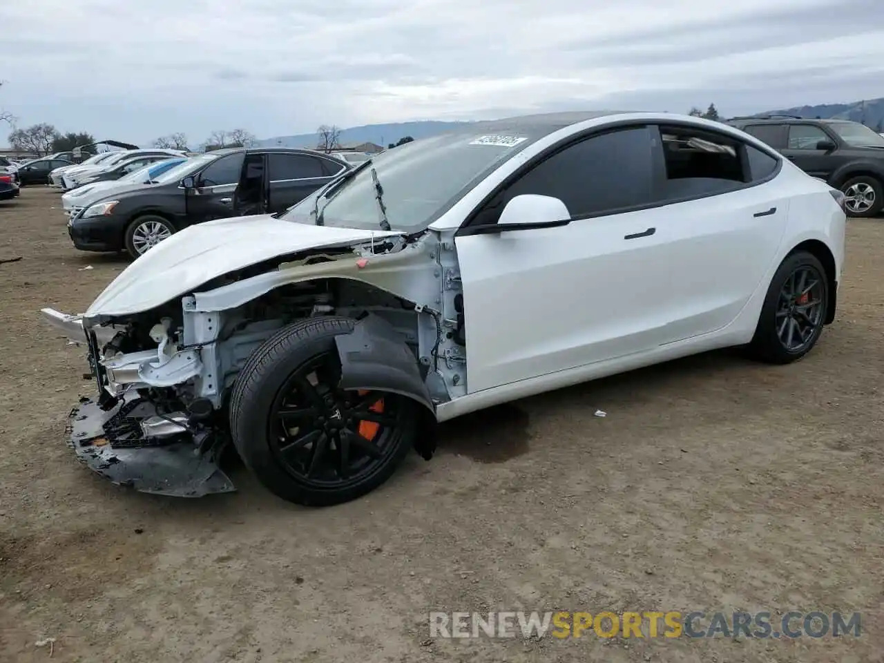 1 Photograph of a damaged car 5YJ3E1EA8PF568921 TESLA MODEL 3 2023