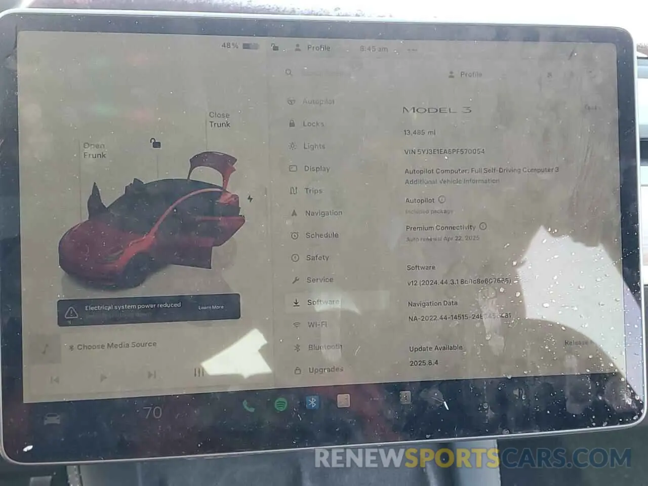 9 Photograph of a damaged car 5YJ3E1EA8PF570054 TESLA MODEL 3 2023