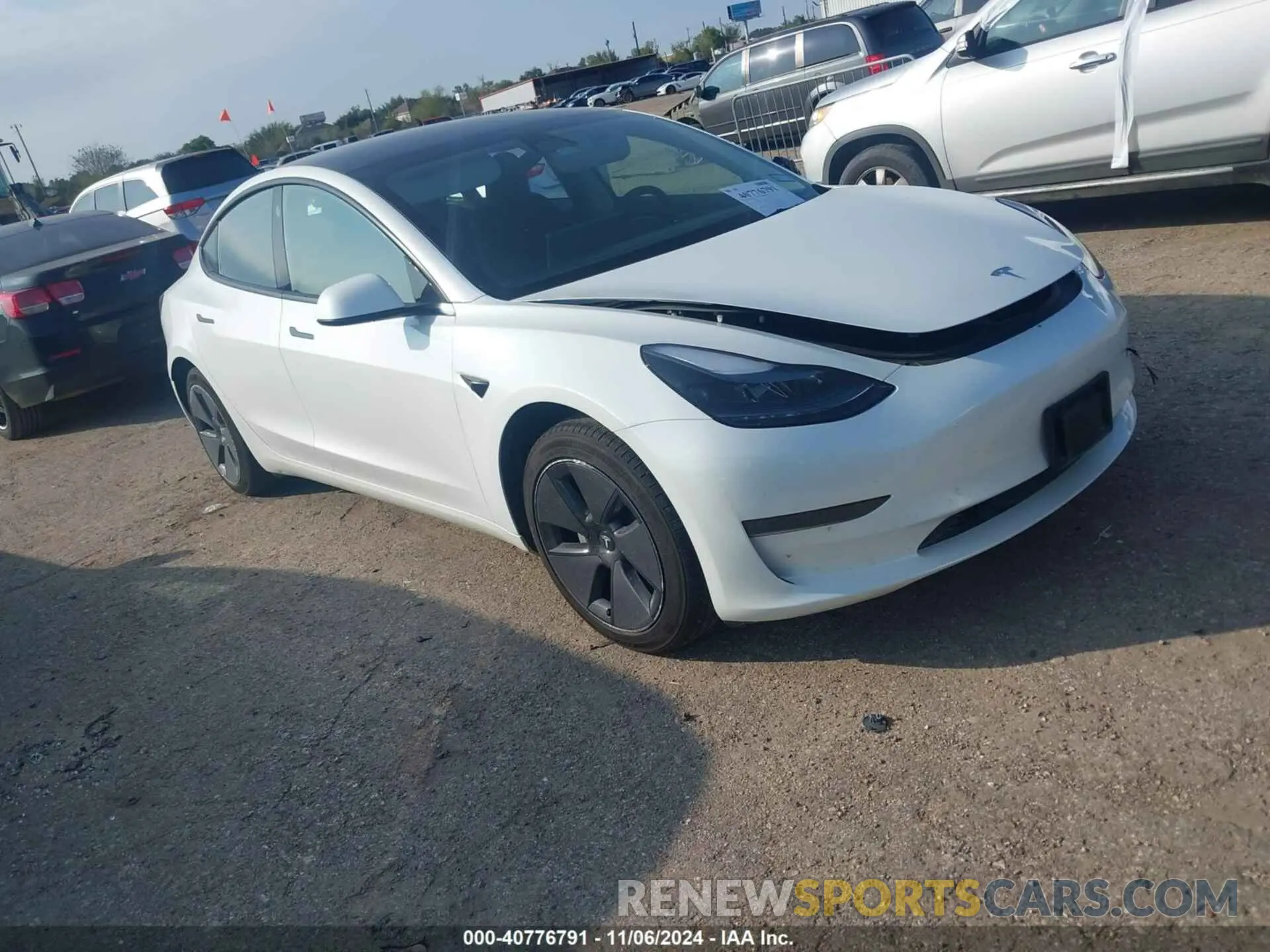 1 Photograph of a damaged car 5YJ3E1EA8PF570278 TESLA MODEL 3 2023