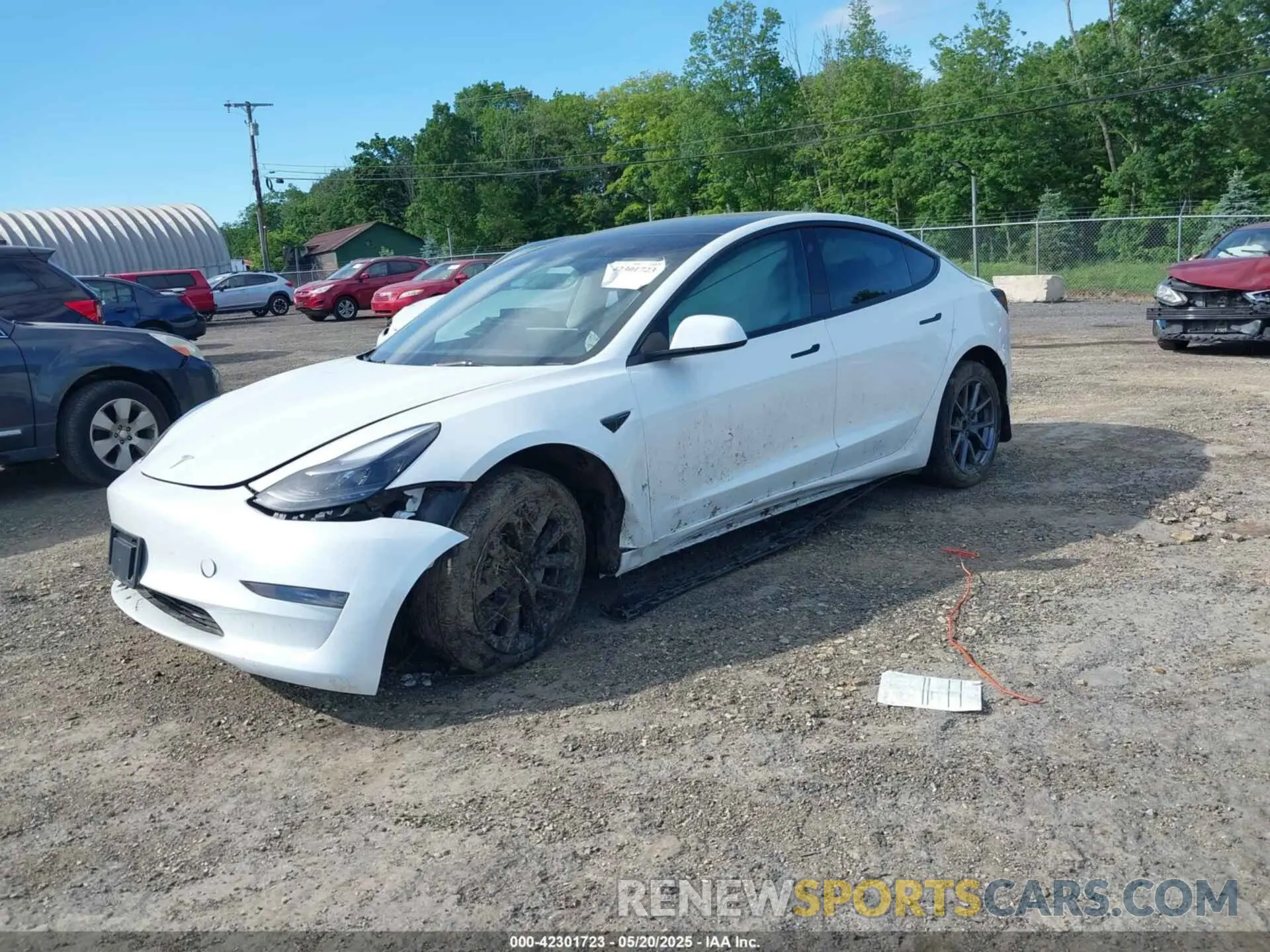 2 Photograph of a damaged car 5YJ3E1EA8PF575061 TESLA MODEL 3 2023