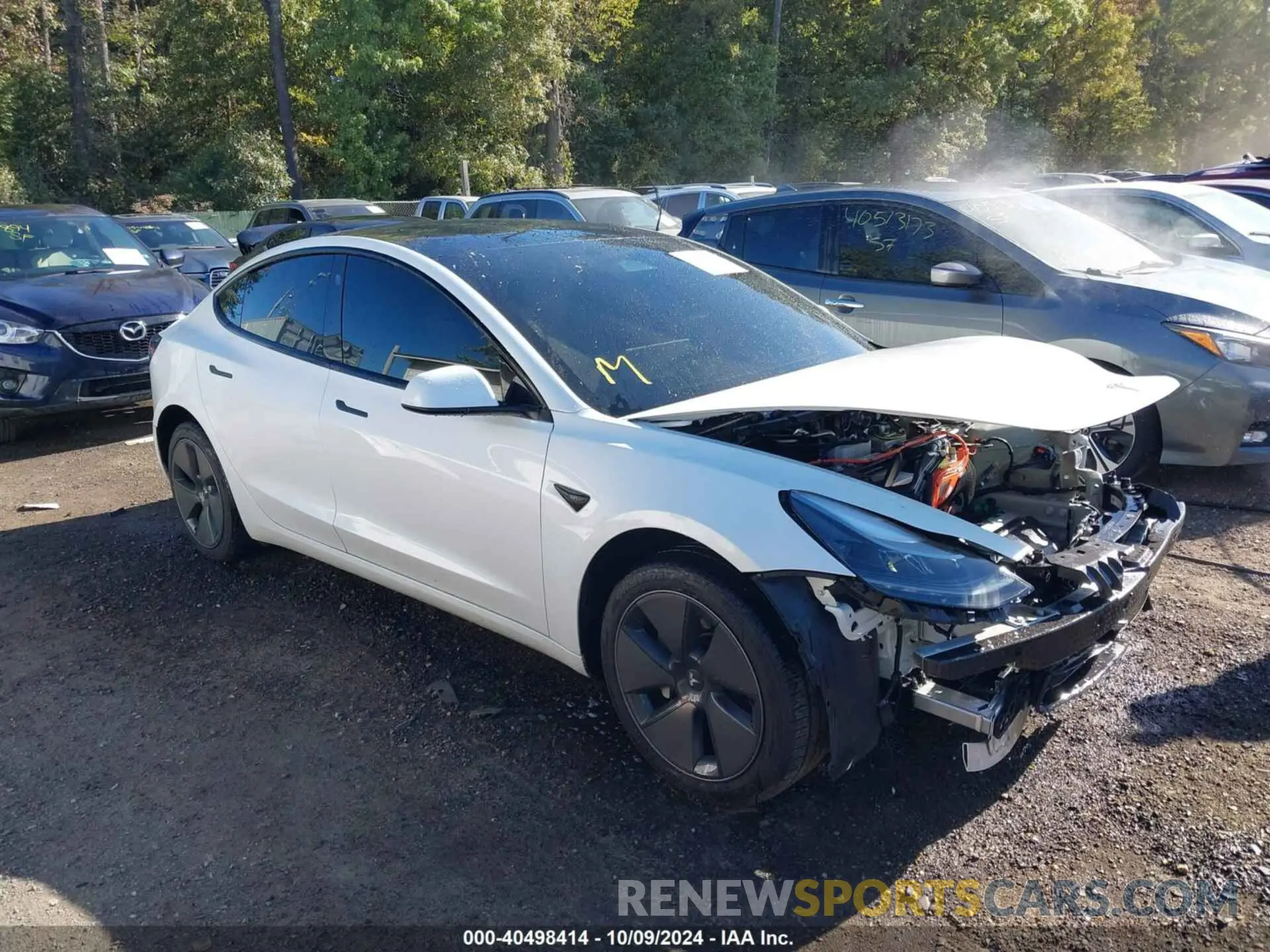 1 Photograph of a damaged car 5YJ3E1EA8PF581801 TESLA MODEL 3 2023