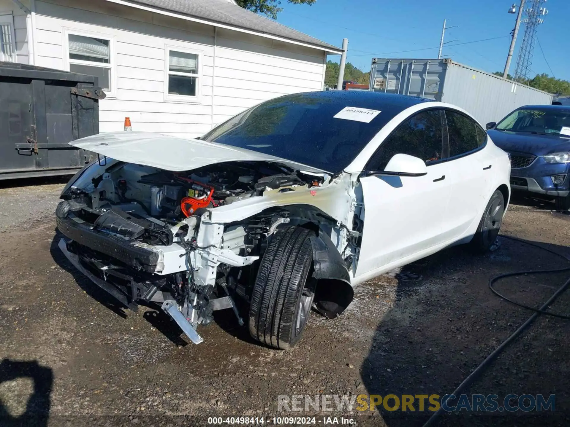 2 Photograph of a damaged car 5YJ3E1EA8PF581801 TESLA MODEL 3 2023