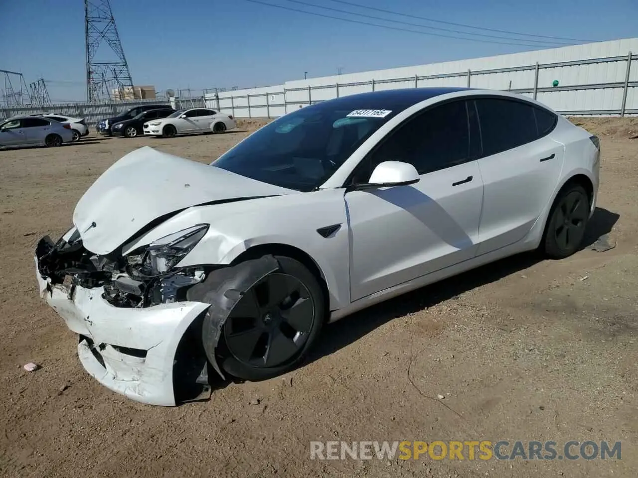 1 Photograph of a damaged car 5YJ3E1EA8PF598940 TESLA MODEL 3 2023