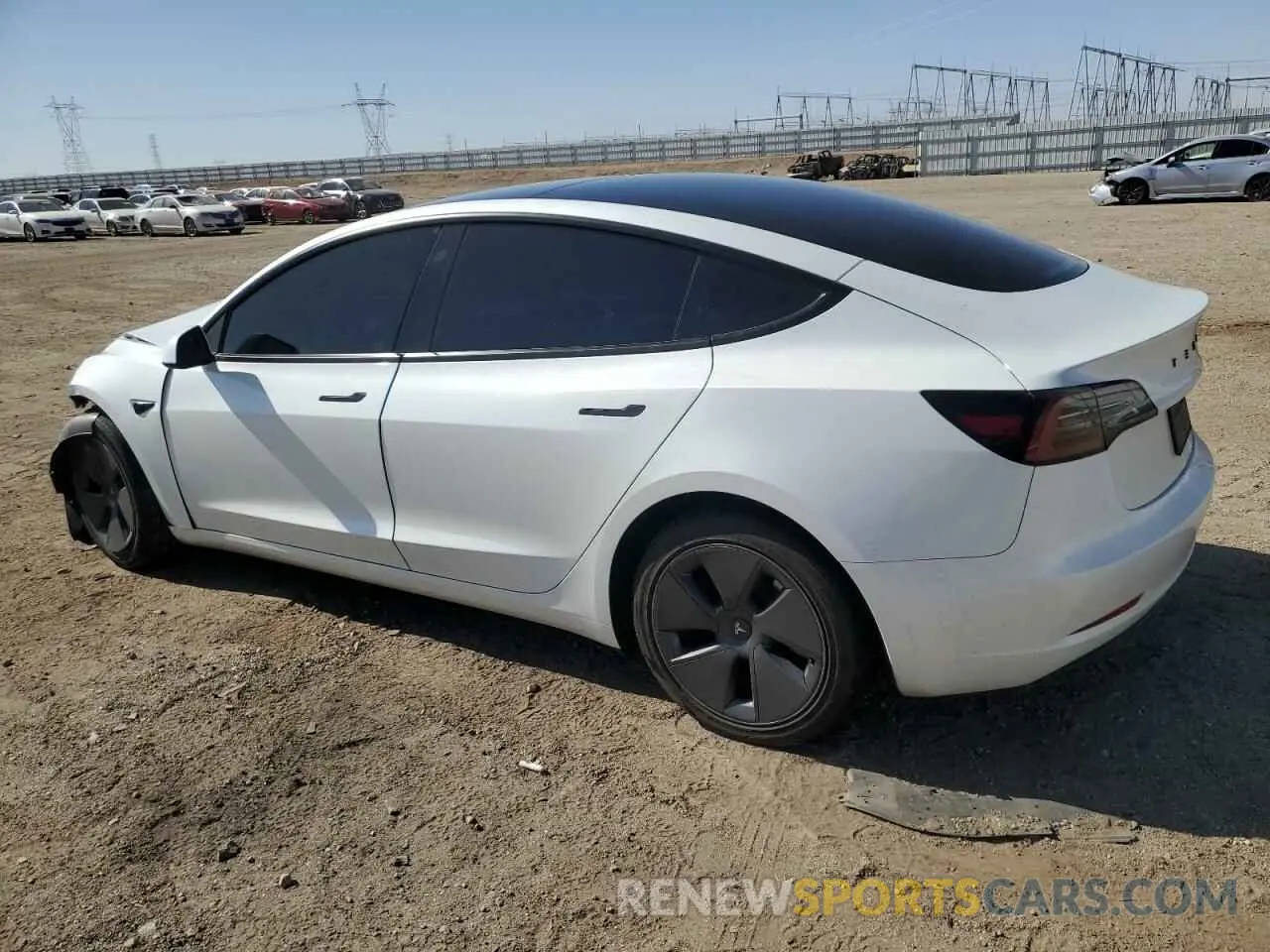2 Photograph of a damaged car 5YJ3E1EA8PF598940 TESLA MODEL 3 2023