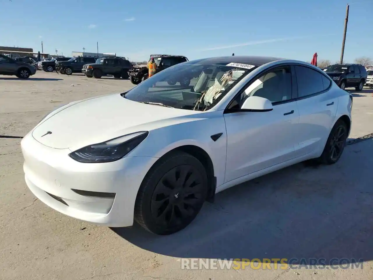 1 Photograph of a damaged car 5YJ3E1EA8PF600699 TESLA MODEL 3 2023