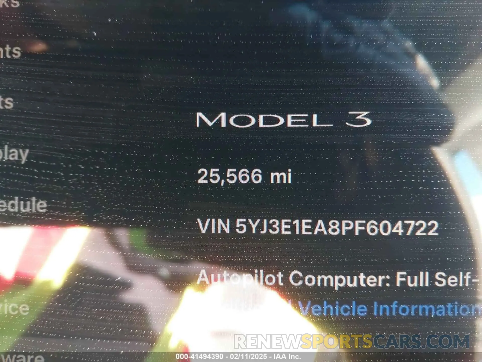15 Photograph of a damaged car 5YJ3E1EA8PF604722 TESLA MODEL 3 2023