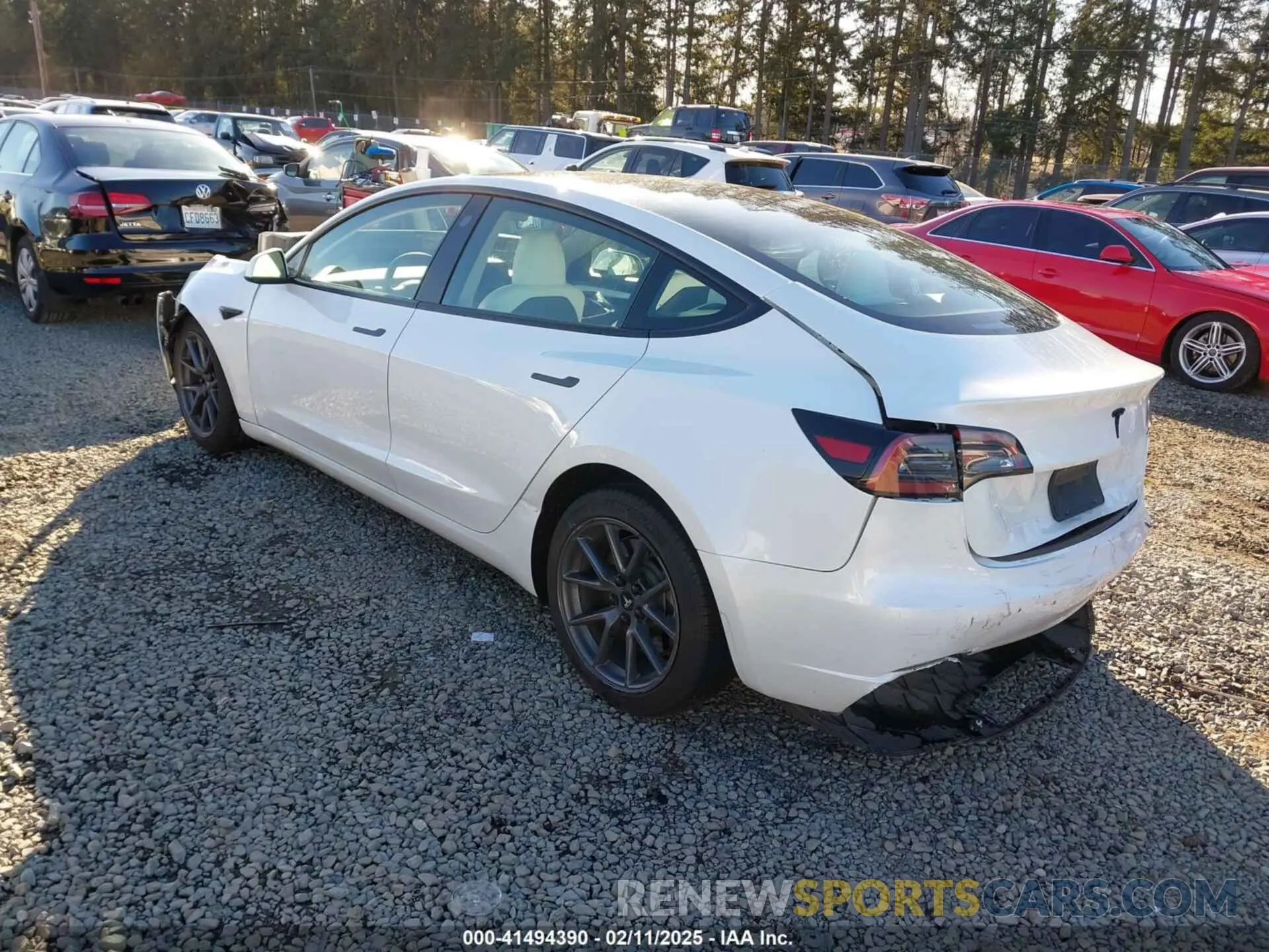 3 Photograph of a damaged car 5YJ3E1EA8PF604722 TESLA MODEL 3 2023