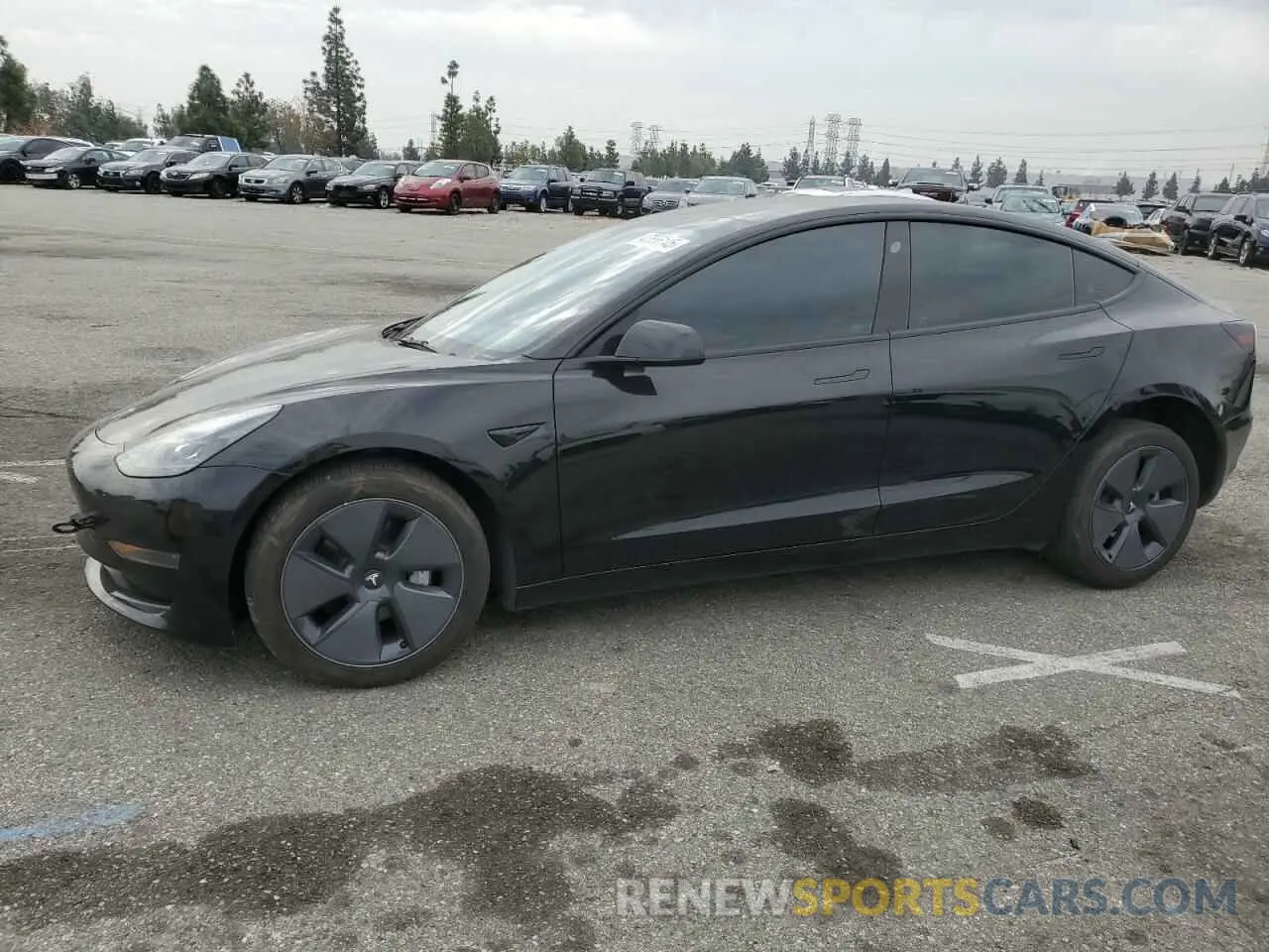 1 Photograph of a damaged car 5YJ3E1EA8PF645299 TESLA MODEL 3 2023