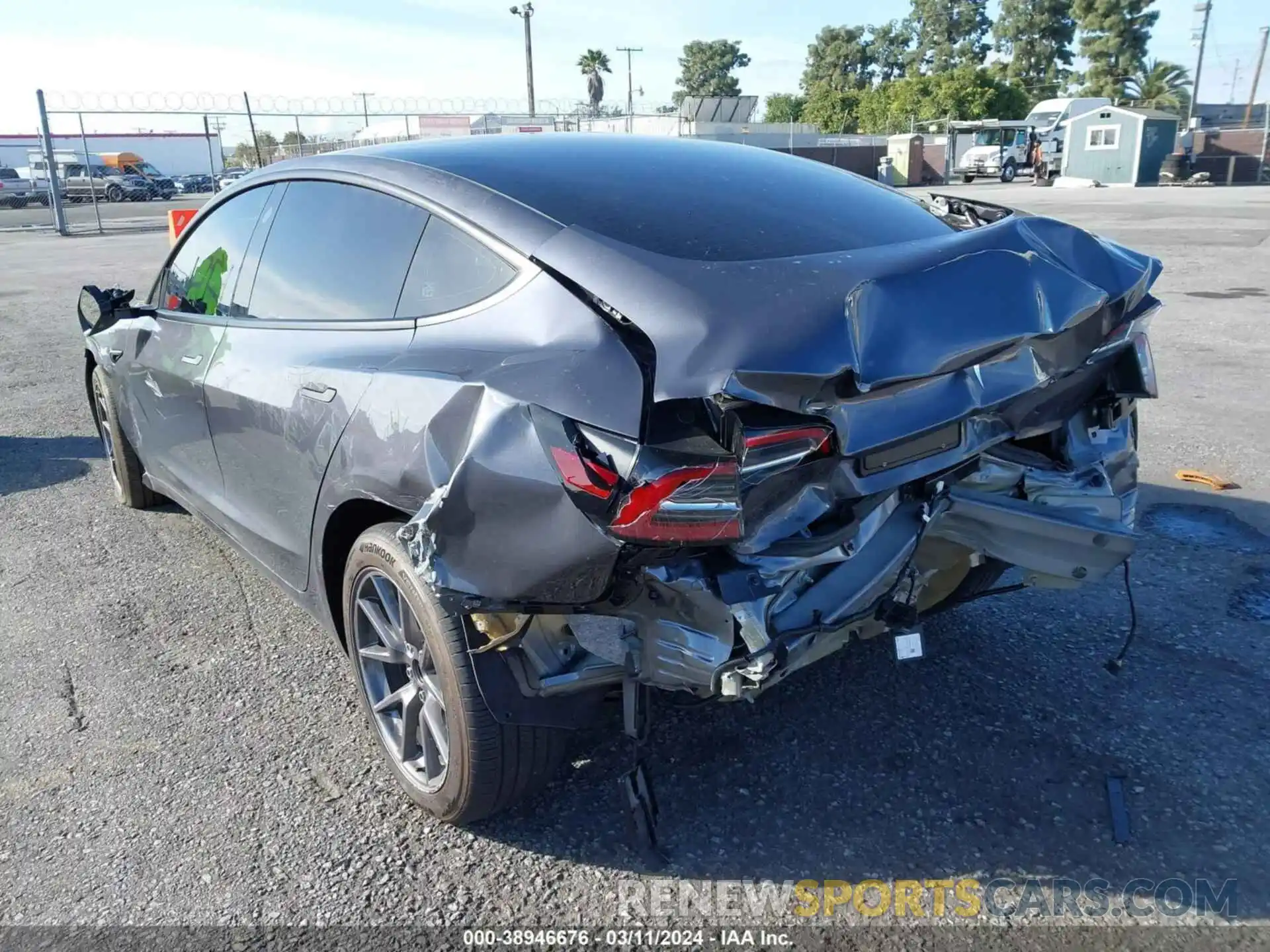 3 Photograph of a damaged car 5YJ3E1EA8PF651748 TESLA MODEL 3 2023