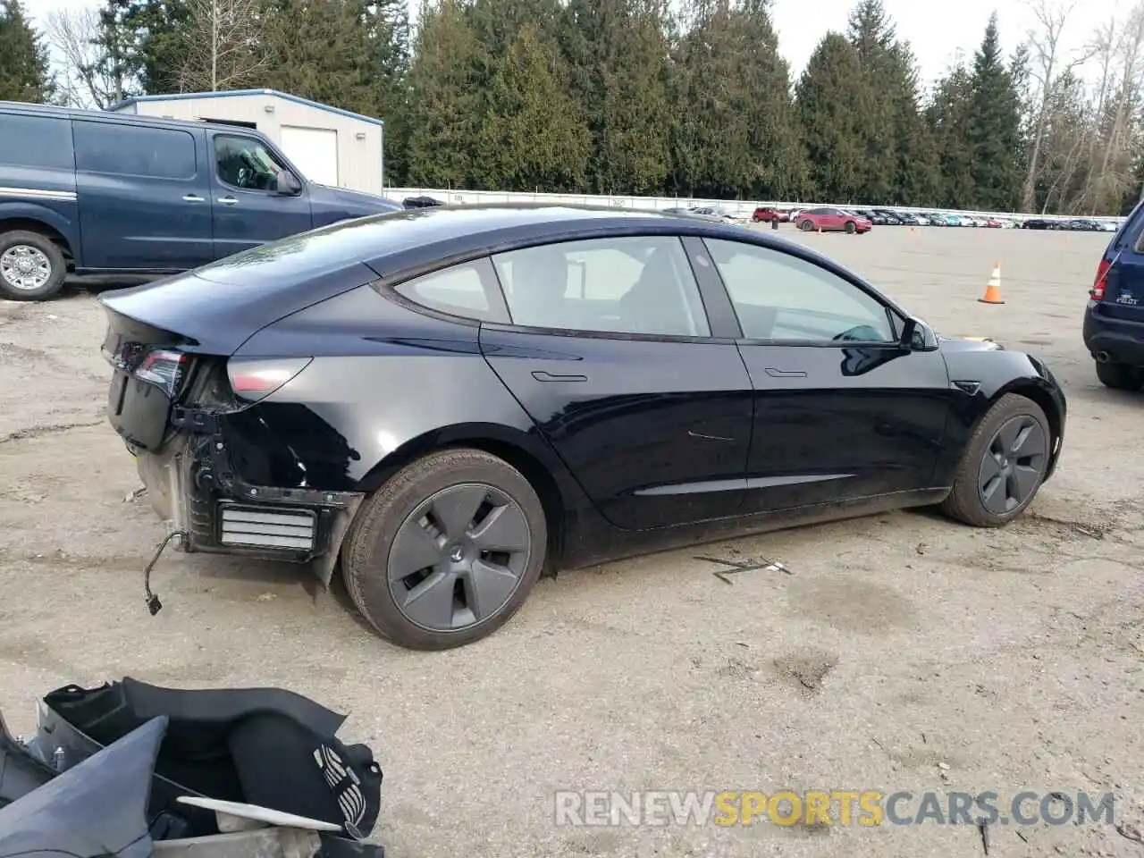 3 Photograph of a damaged car 5YJ3E1EA8PF652253 TESLA MODEL 3 2023