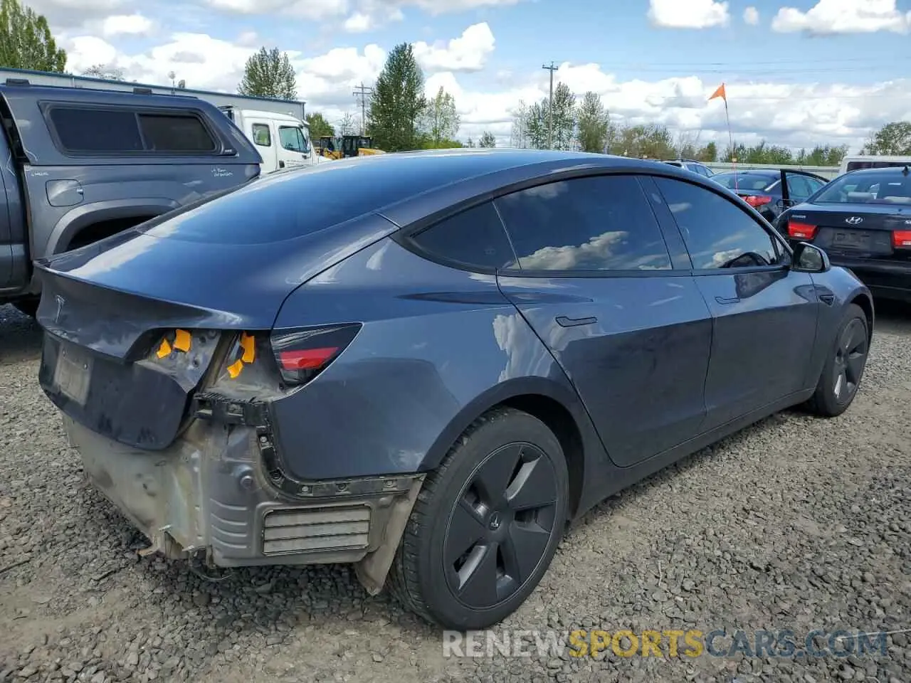 3 Photograph of a damaged car 5YJ3E1EA8PF655718 TESLA MODEL 3 2023