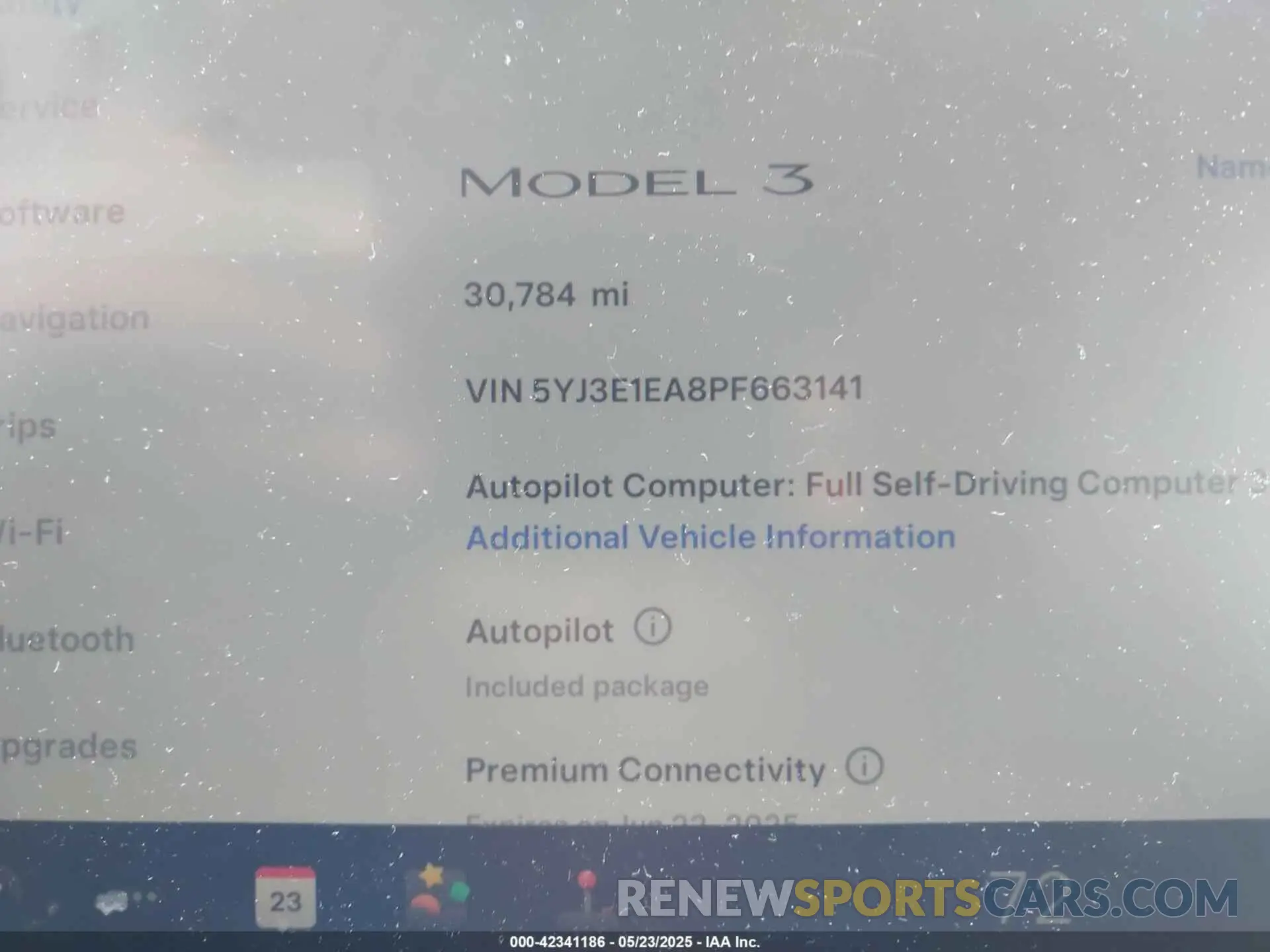 15 Photograph of a damaged car 5YJ3E1EA8PF663141 TESLA MODEL 3 2023