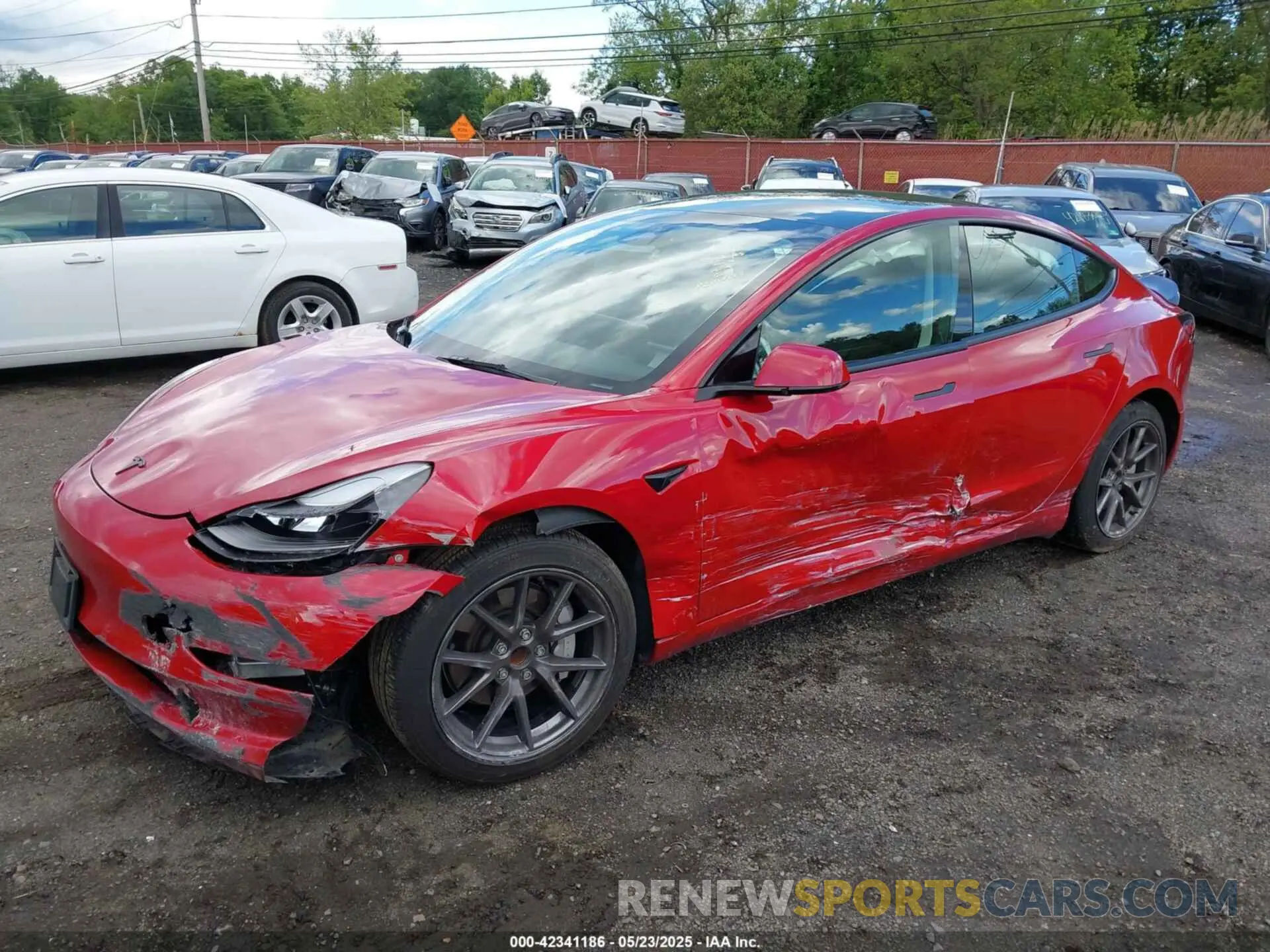 6 Photograph of a damaged car 5YJ3E1EA8PF663141 TESLA MODEL 3 2023