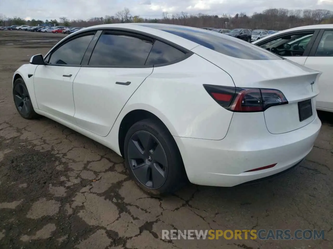 2 Photograph of a damaged car 5YJ3E1EA8PF671322 TESLA MODEL 3 2023