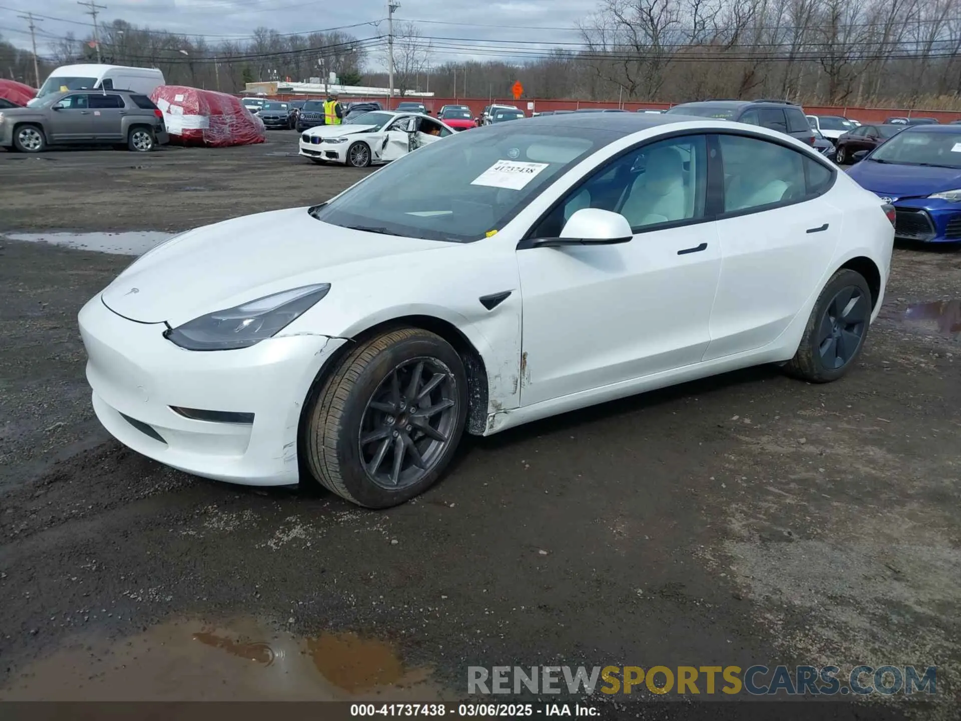2 Photograph of a damaged car 5YJ3E1EA8PF671613 TESLA MODEL 3 2023