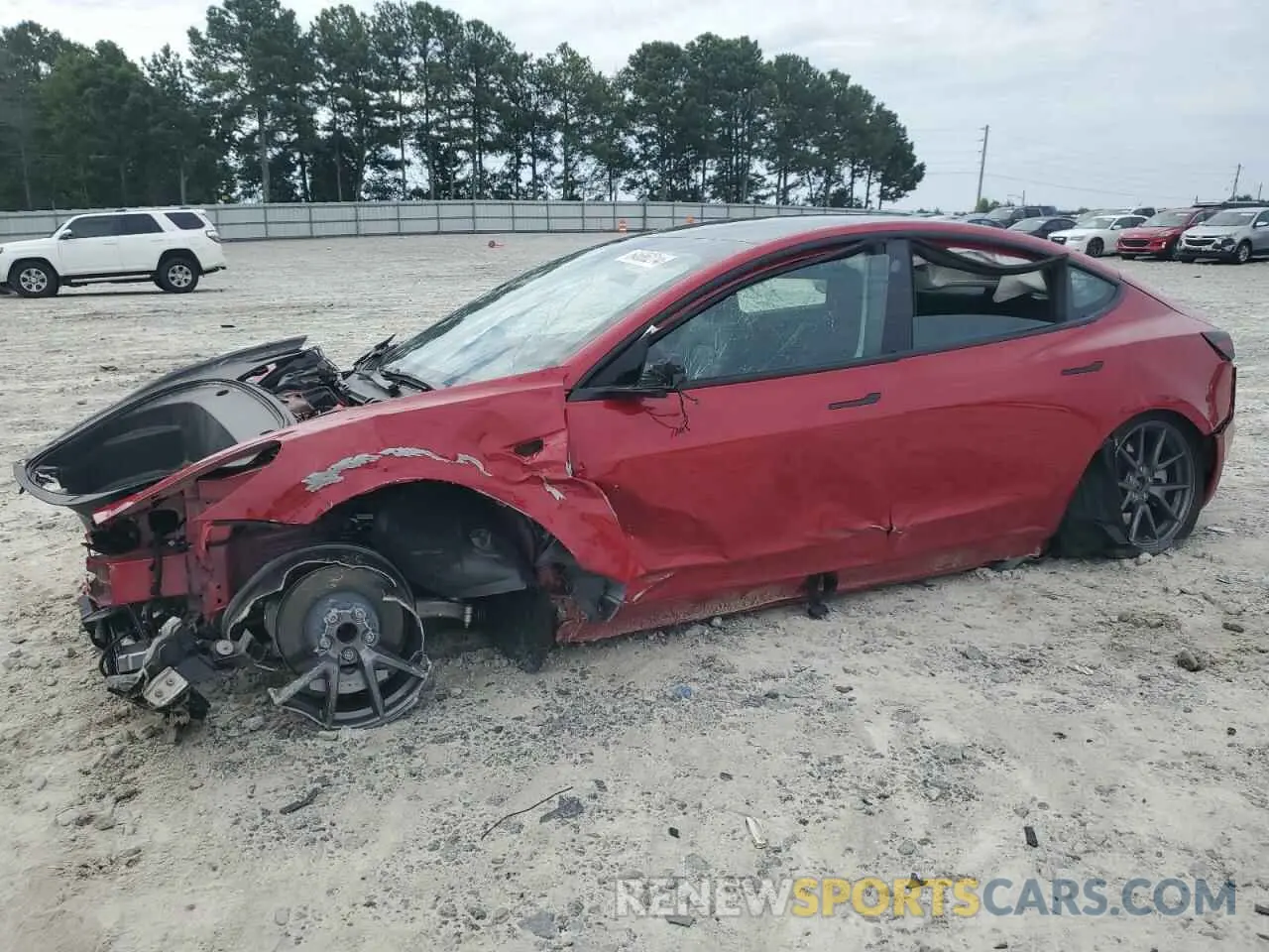 1 Photograph of a damaged car 5YJ3E1EA8PF674852 TESLA MODEL 3 2023