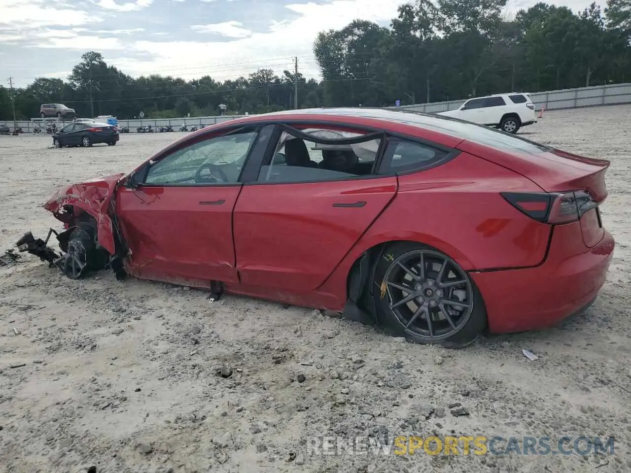 2 Photograph of a damaged car 5YJ3E1EA8PF674852 TESLA MODEL 3 2023