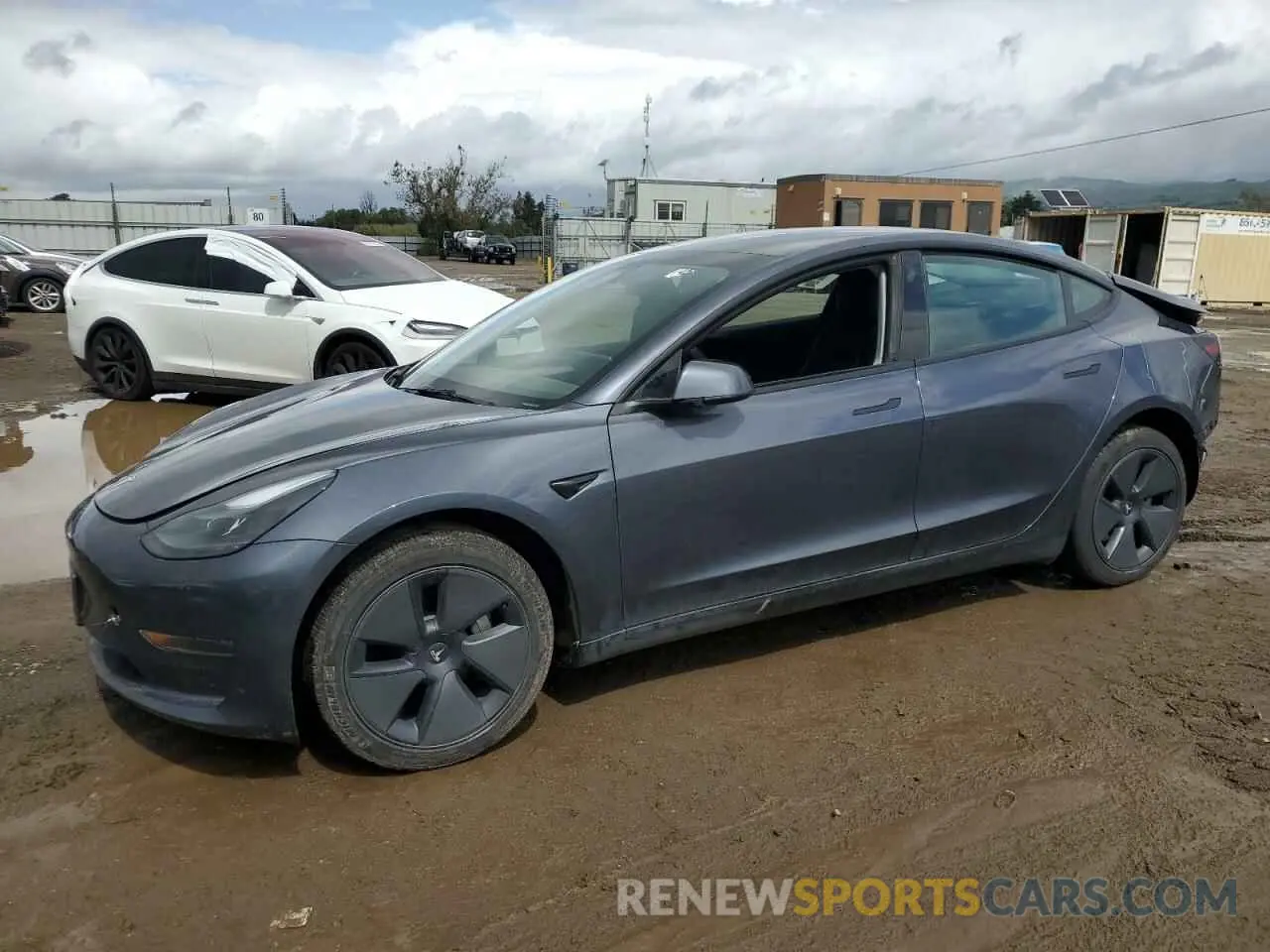 1 Photograph of a damaged car 5YJ3E1EA8PF677153 TESLA MODEL 3 2023