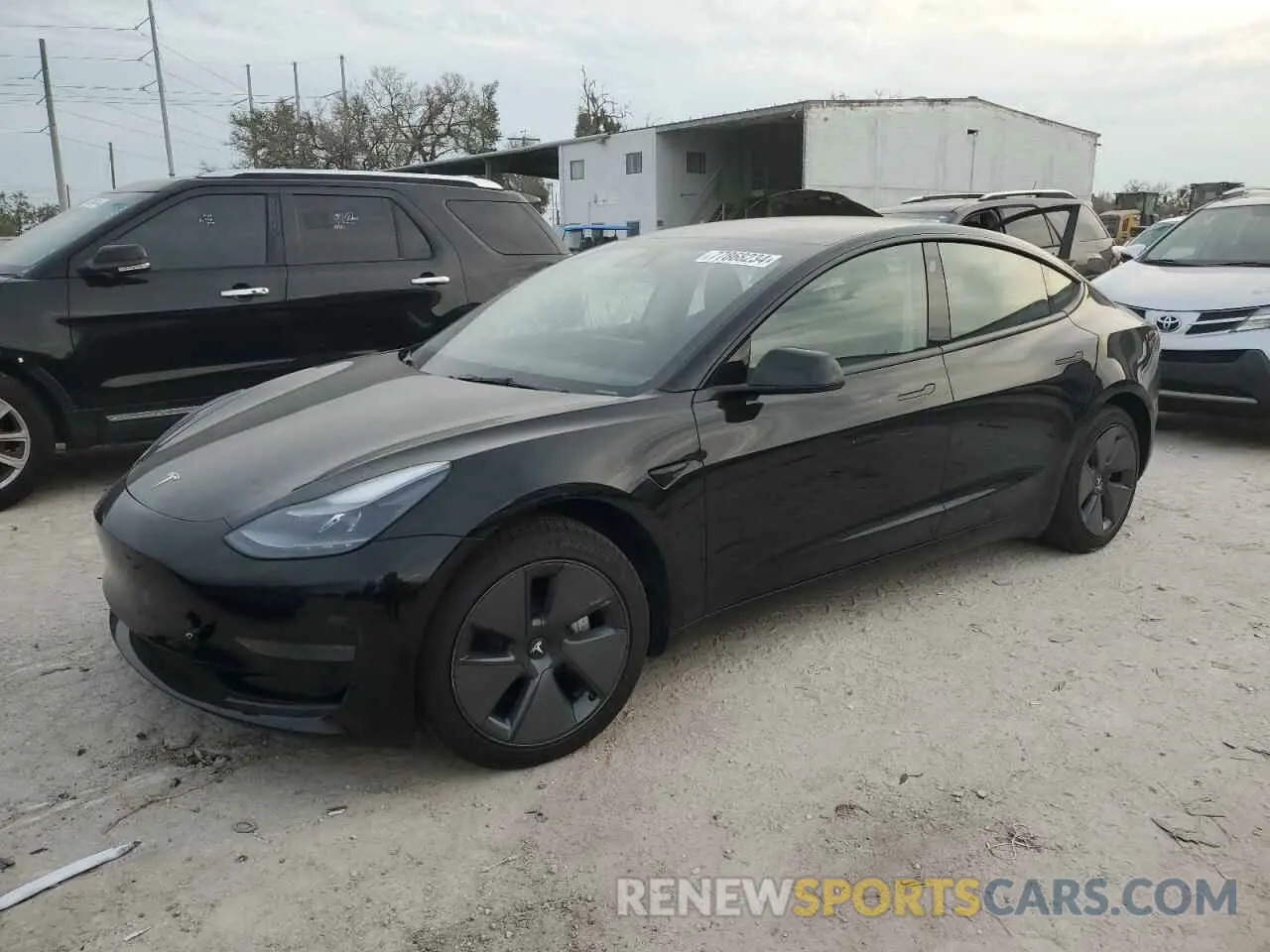 1 Photograph of a damaged car 5YJ3E1EA8PF679520 TESLA MODEL 3 2023