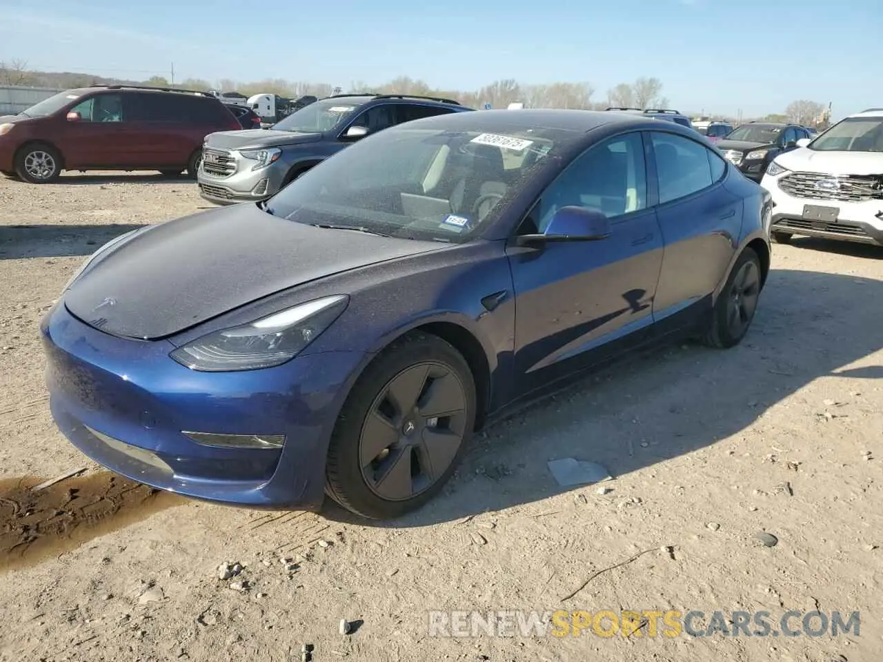 1 Photograph of a damaged car 5YJ3E1EA8PF681011 TESLA MODEL 3 2023