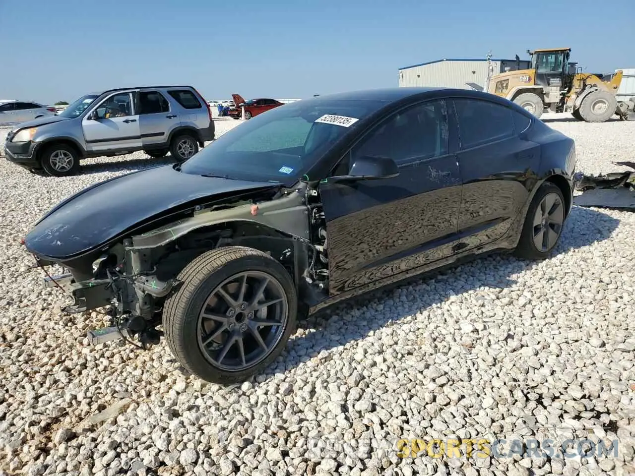 1 Photograph of a damaged car 5YJ3E1EA8PF682532 TESLA MODEL 3 2023