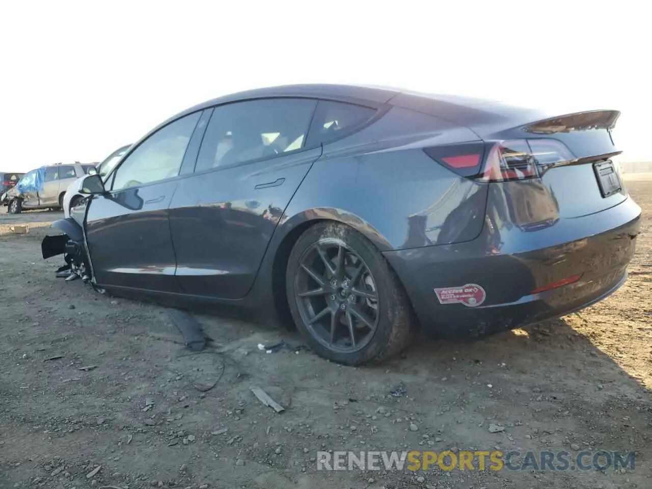 2 Photograph of a damaged car 5YJ3E1EA8PF682806 TESLA MODEL 3 2023