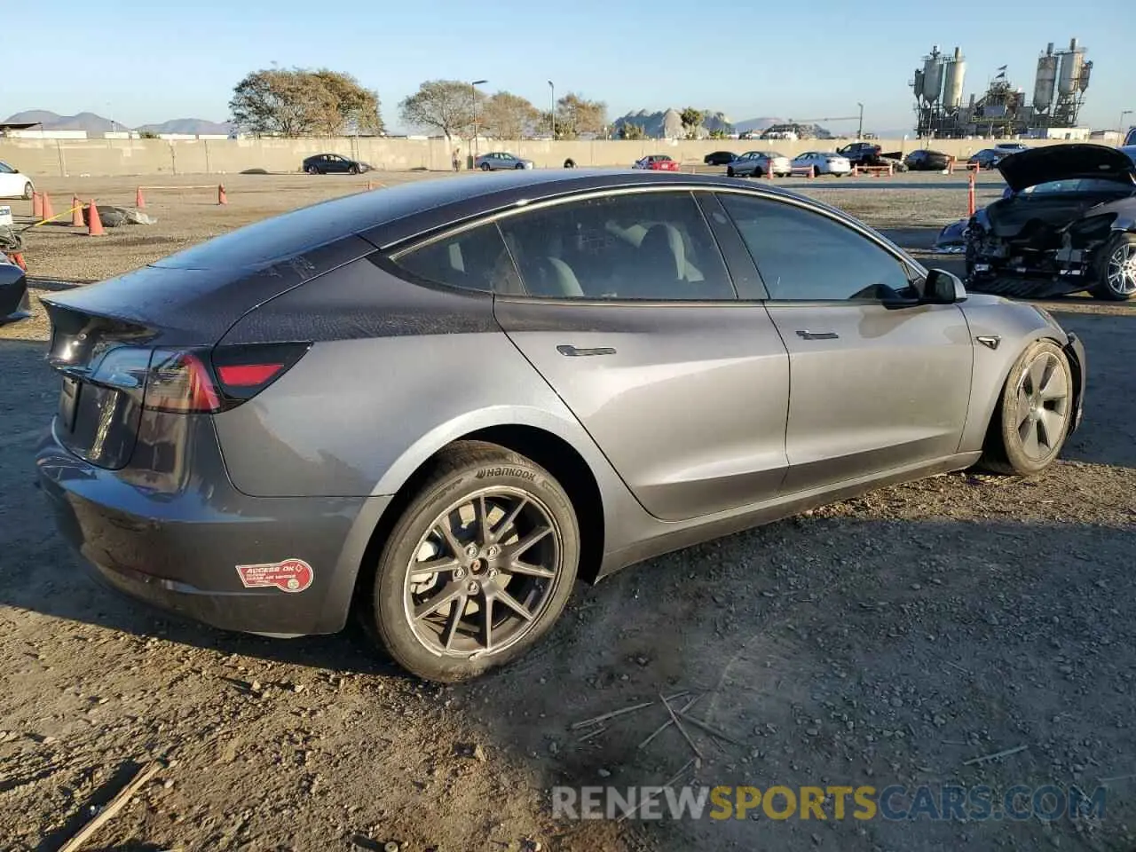 3 Photograph of a damaged car 5YJ3E1EA8PF682806 TESLA MODEL 3 2023