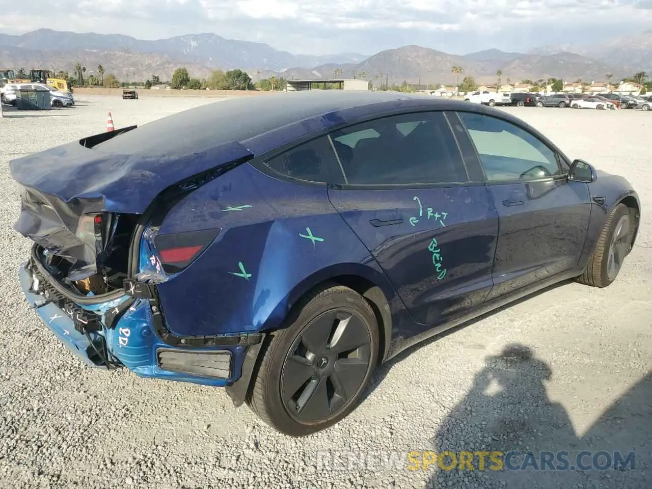 3 Photograph of a damaged car 5YJ3E1EA8PF682854 TESLA MODEL 3 2023