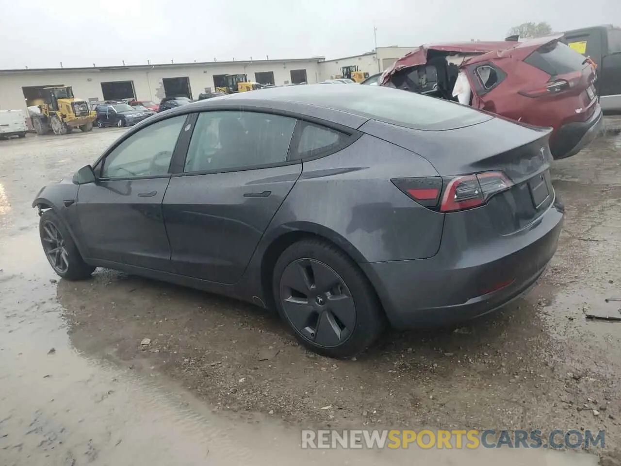 2 Photograph of a damaged car 5YJ3E1EA8PF683258 TESLA MODEL 3 2023