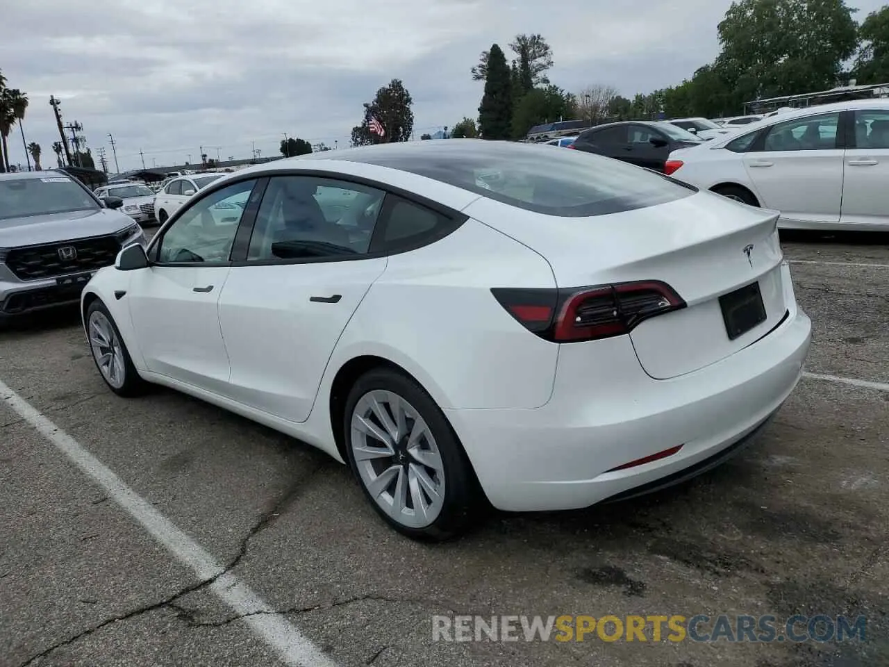 2 Photograph of a damaged car 5YJ3E1EA8PF683731 TESLA MODEL 3 2023