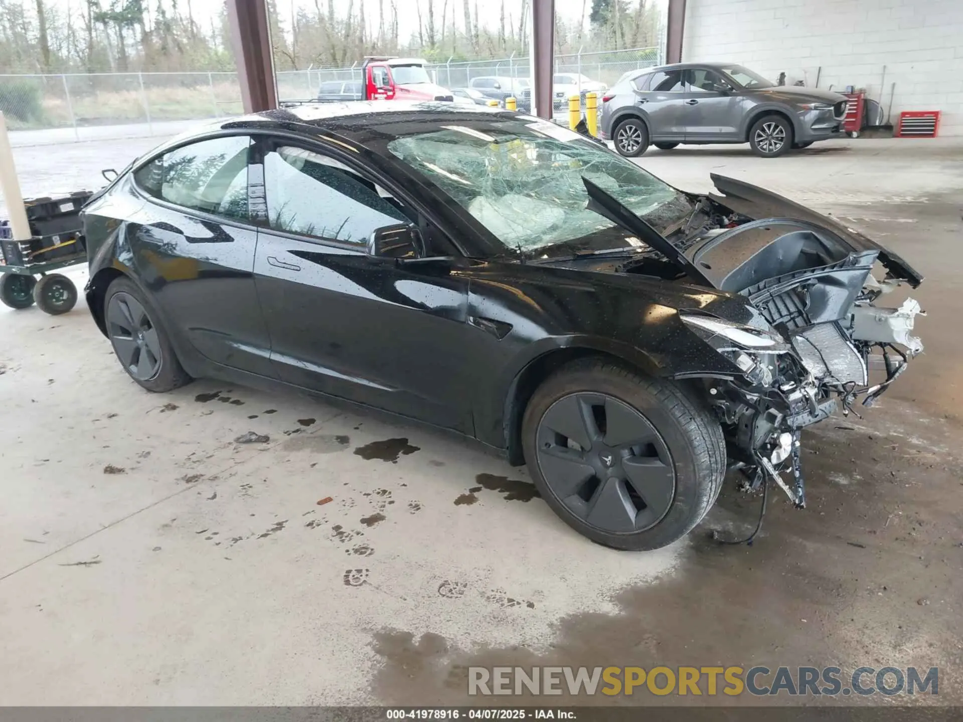 1 Photograph of a damaged car 5YJ3E1EA8PF683972 TESLA MODEL 3 2023