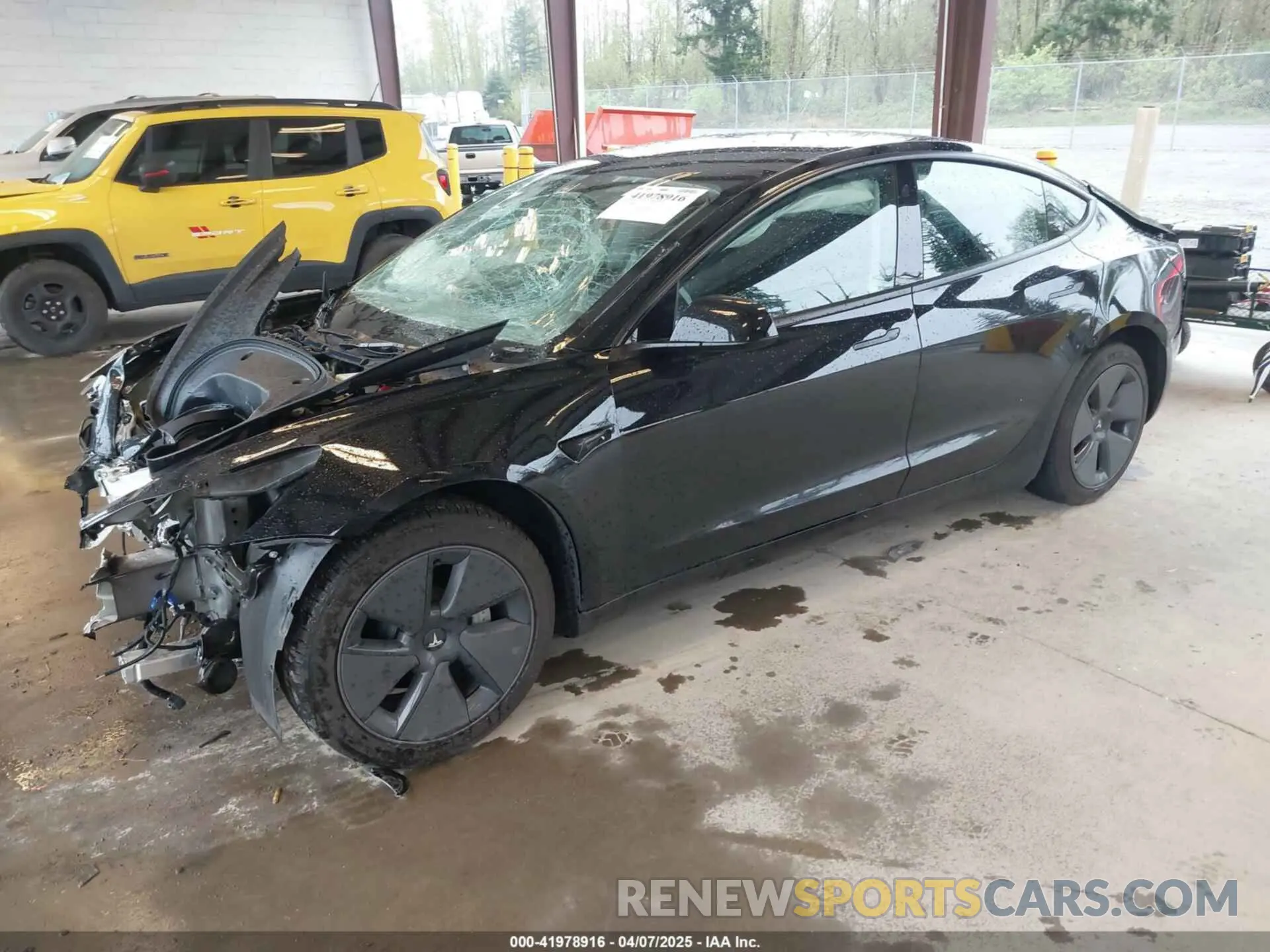 2 Photograph of a damaged car 5YJ3E1EA8PF683972 TESLA MODEL 3 2023