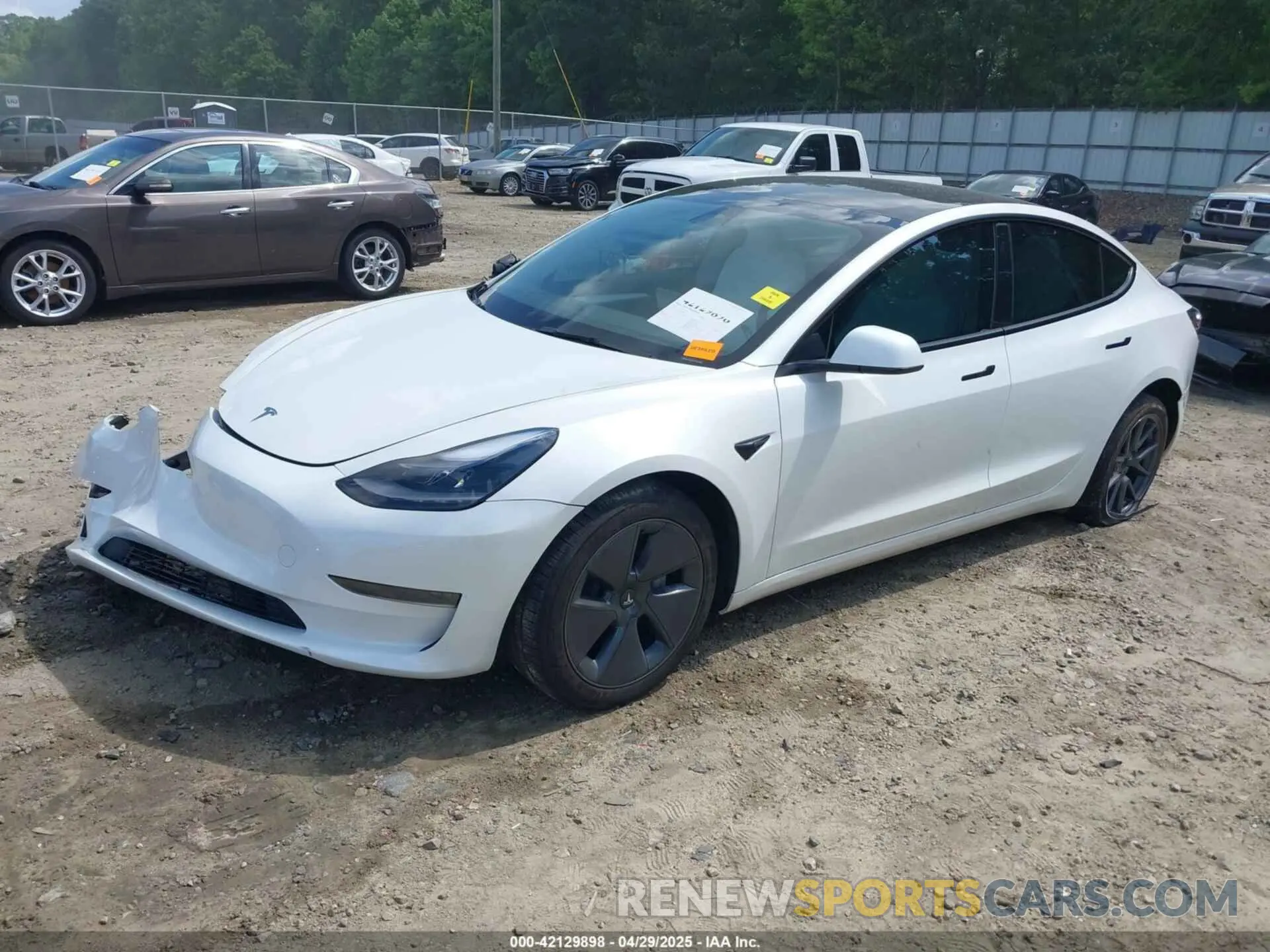 2 Photograph of a damaged car 5YJ3E1EA8PF690033 TESLA MODEL 3 2023